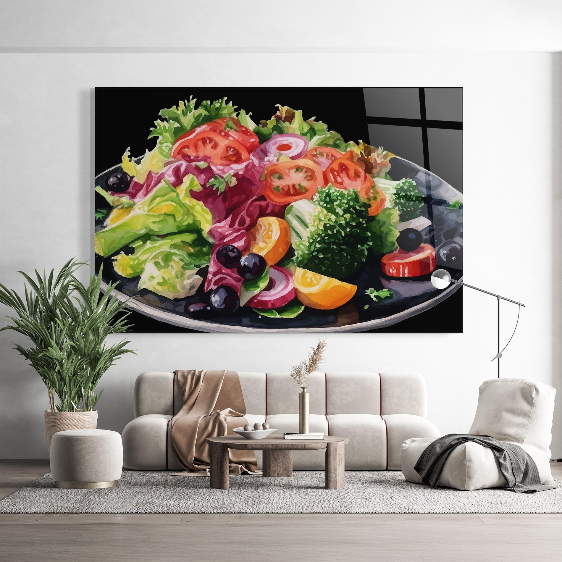 Tablou Sticla Healthy Tomato Food mockup 9