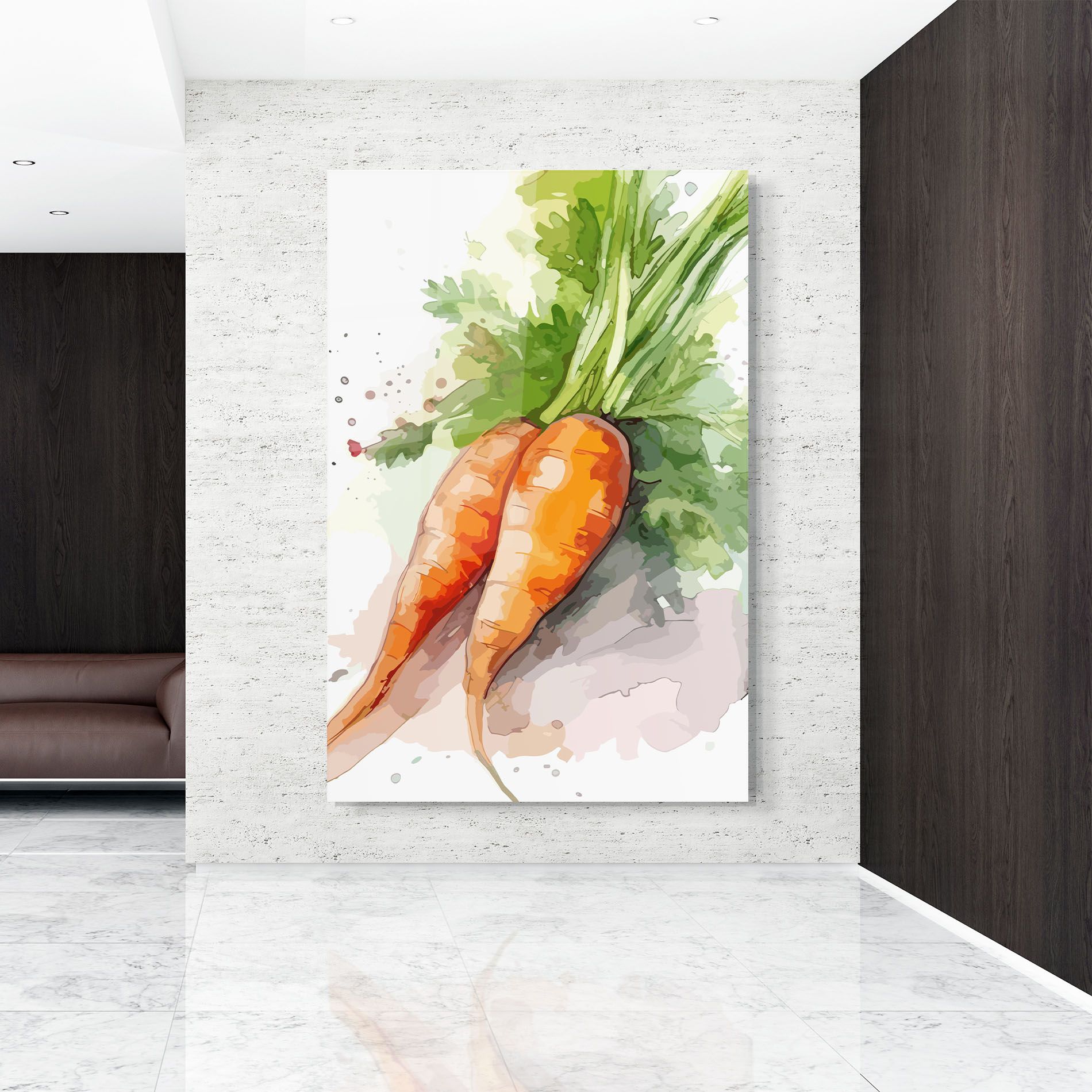 Carrot Watercolor mockup 9