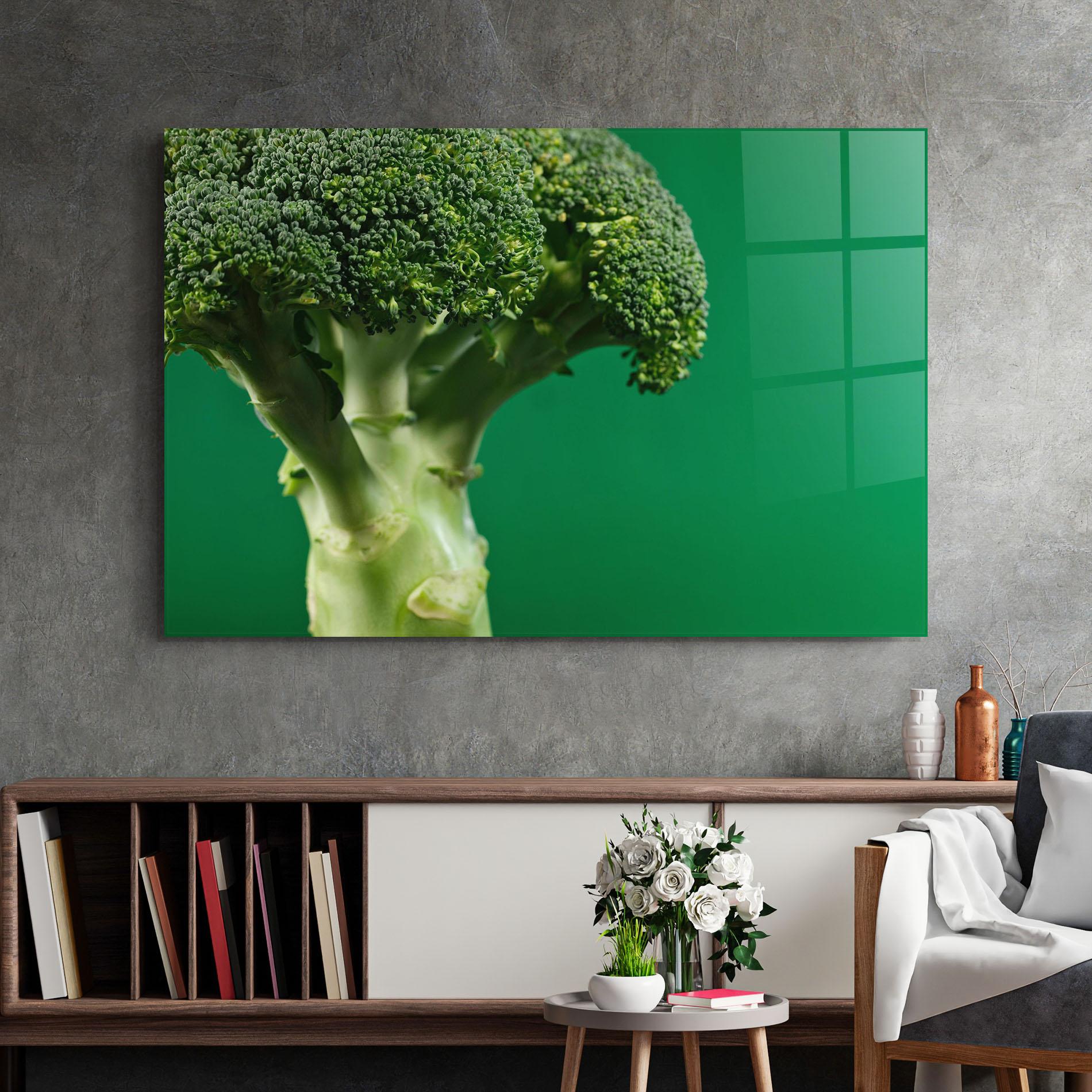 Tablou Sticla Broccoli mockup 2