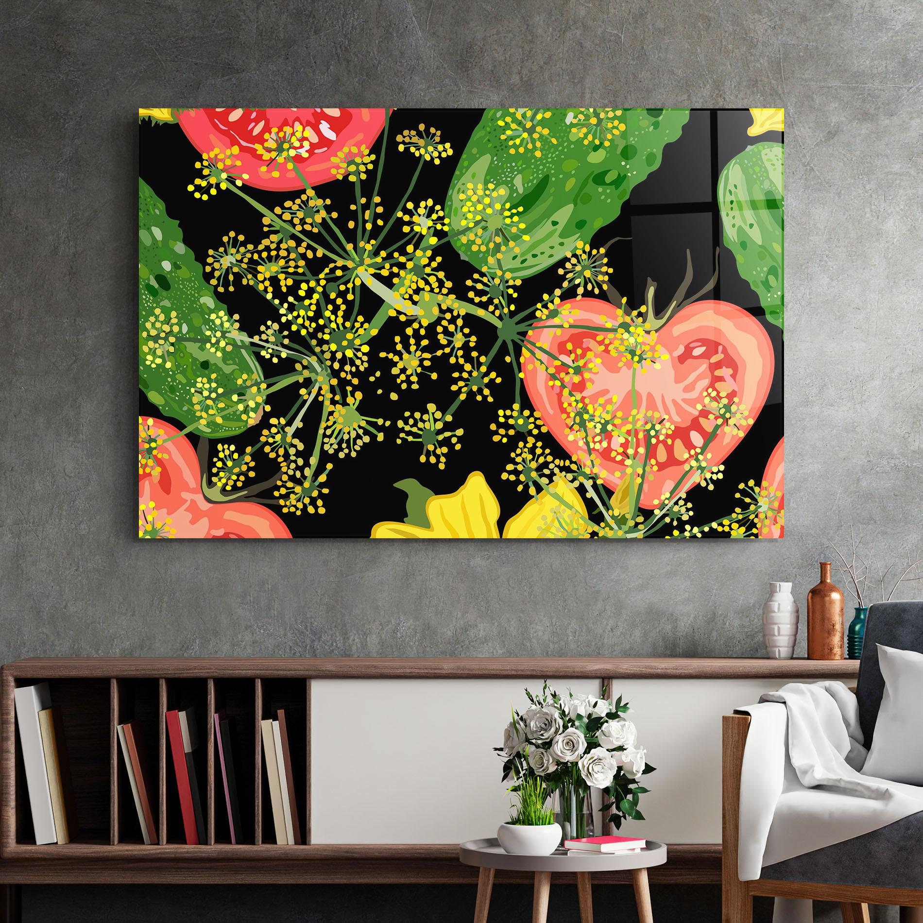 Tablou Sticla Heart Tomato mockup 2