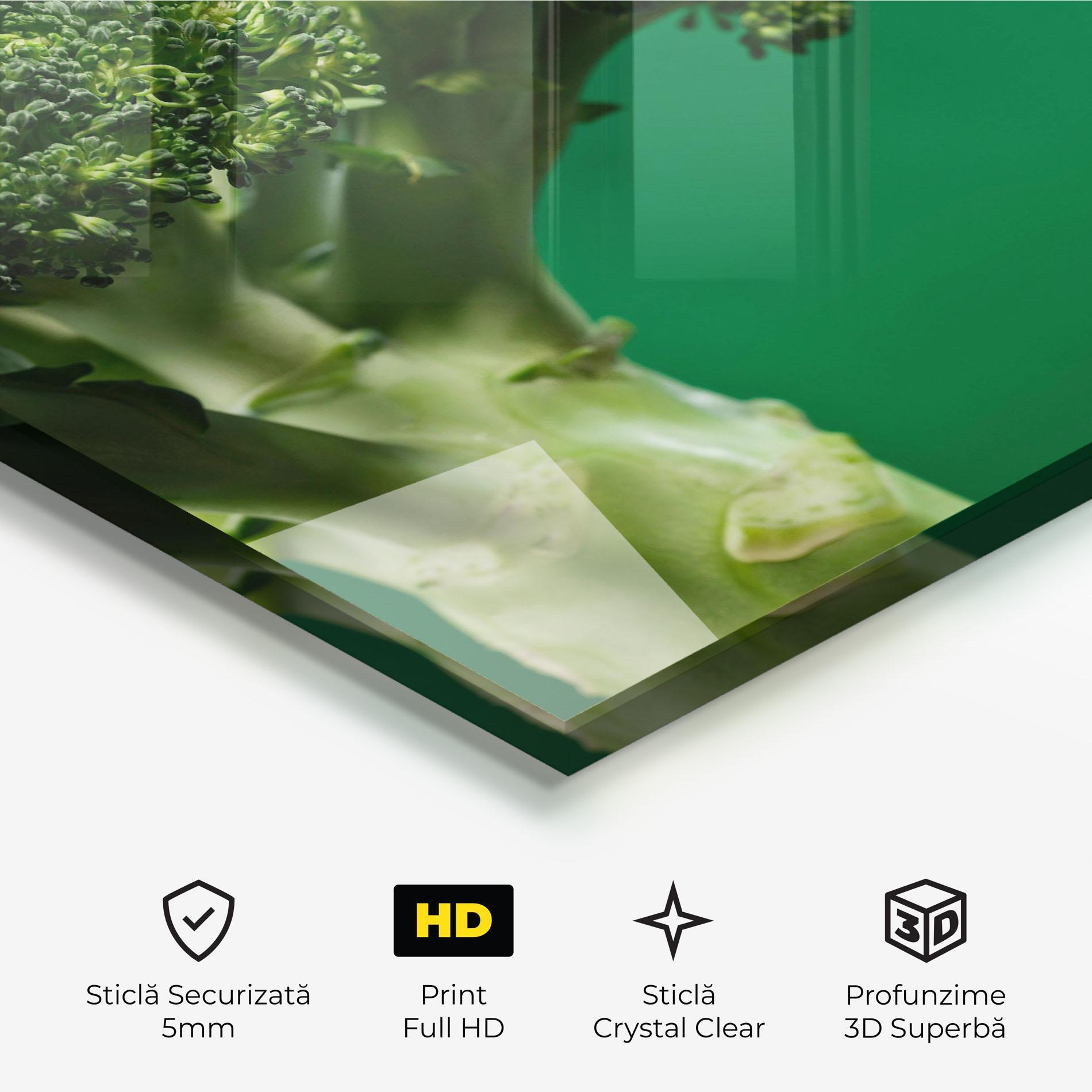 Tablou Sticla Broccoli mockup 3