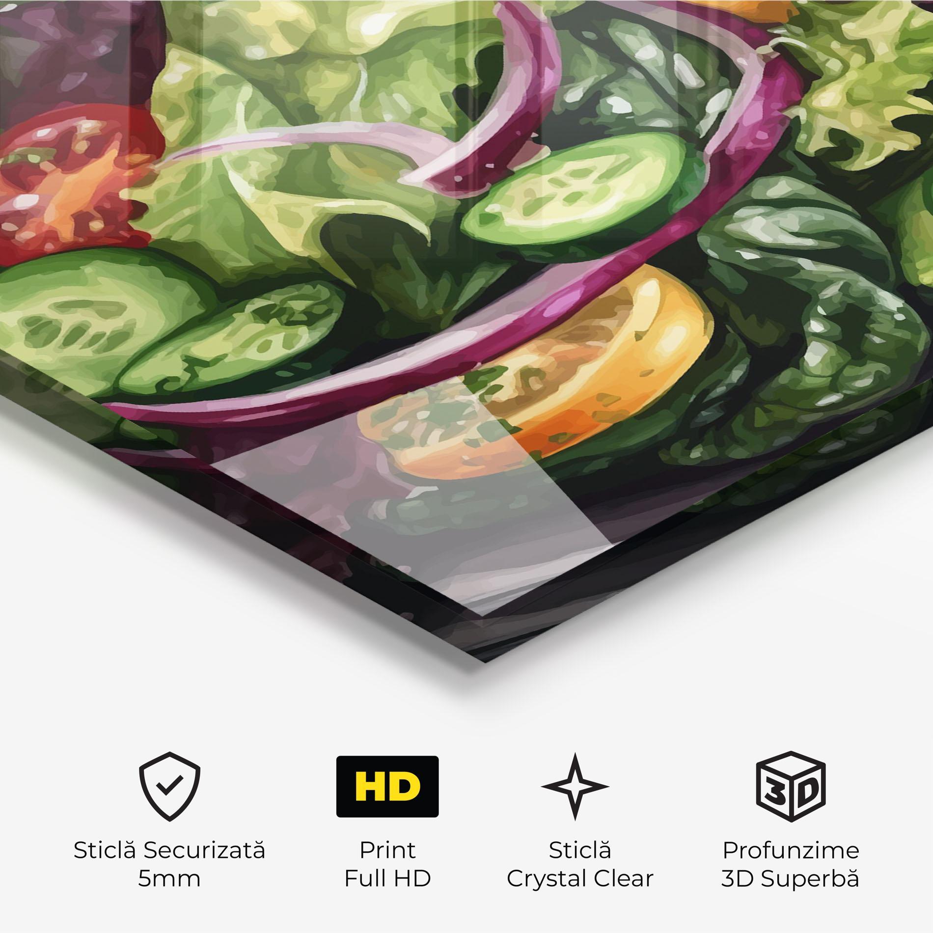 Tablou Sticla Cucumber Salad mockup 3
