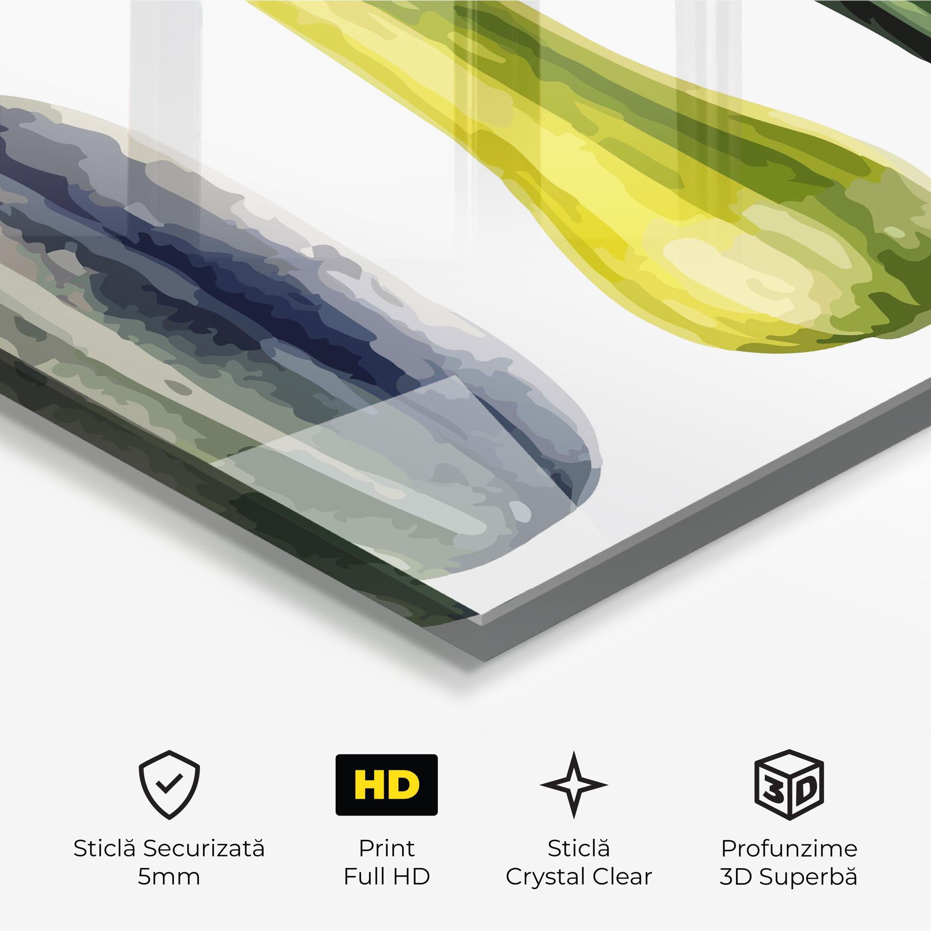 Tablou Sticla Green Pumpkin mockup 3