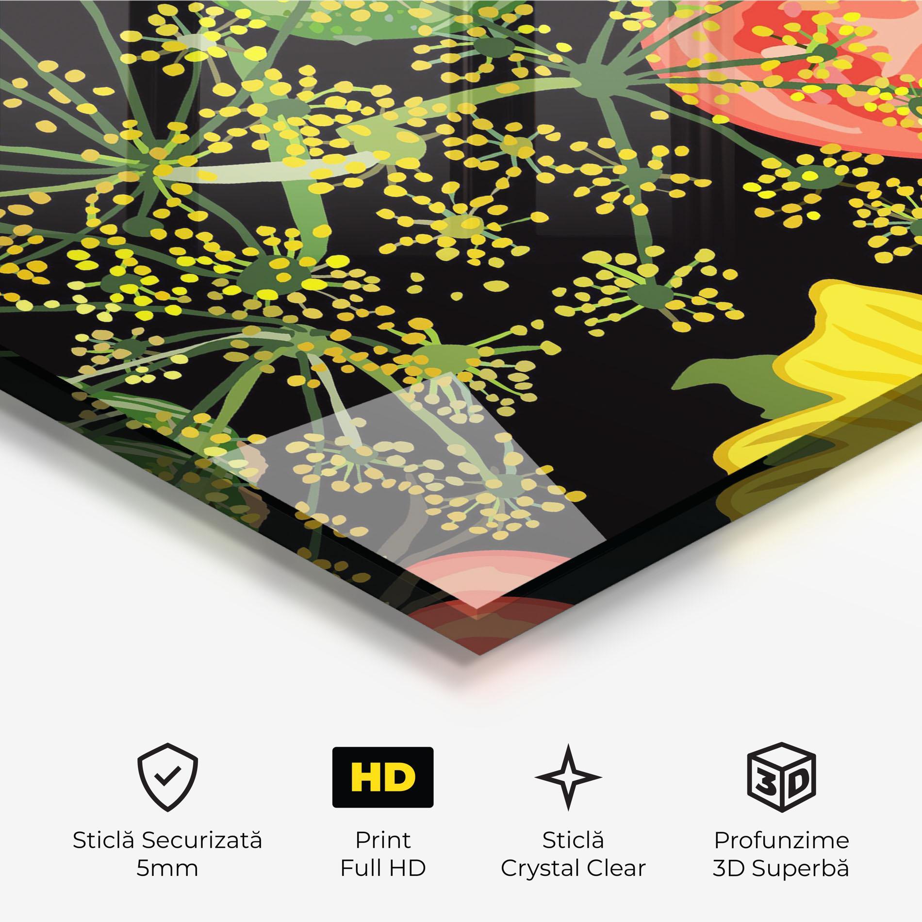 Tablou Sticla Heart Tomato mockup 3