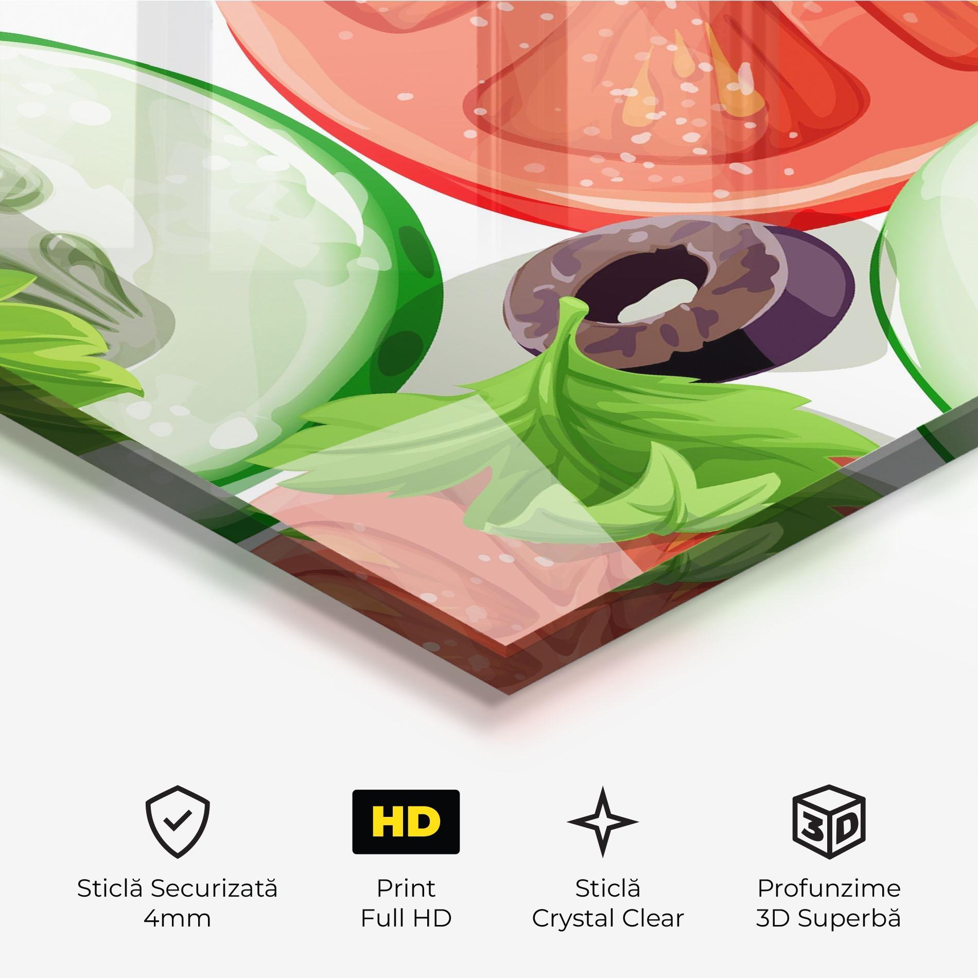 Tablou Sticla Cucumber Tomatoes mockup 3