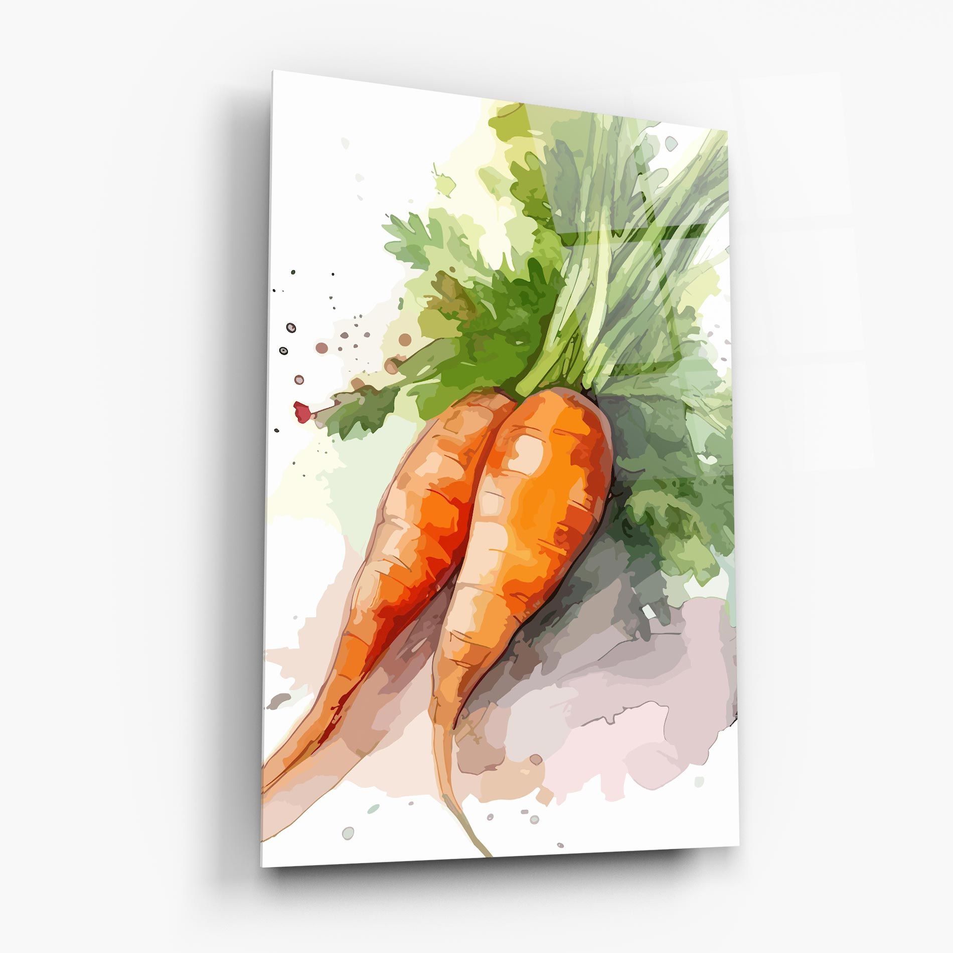 Carrot Watercolor mockup 6
