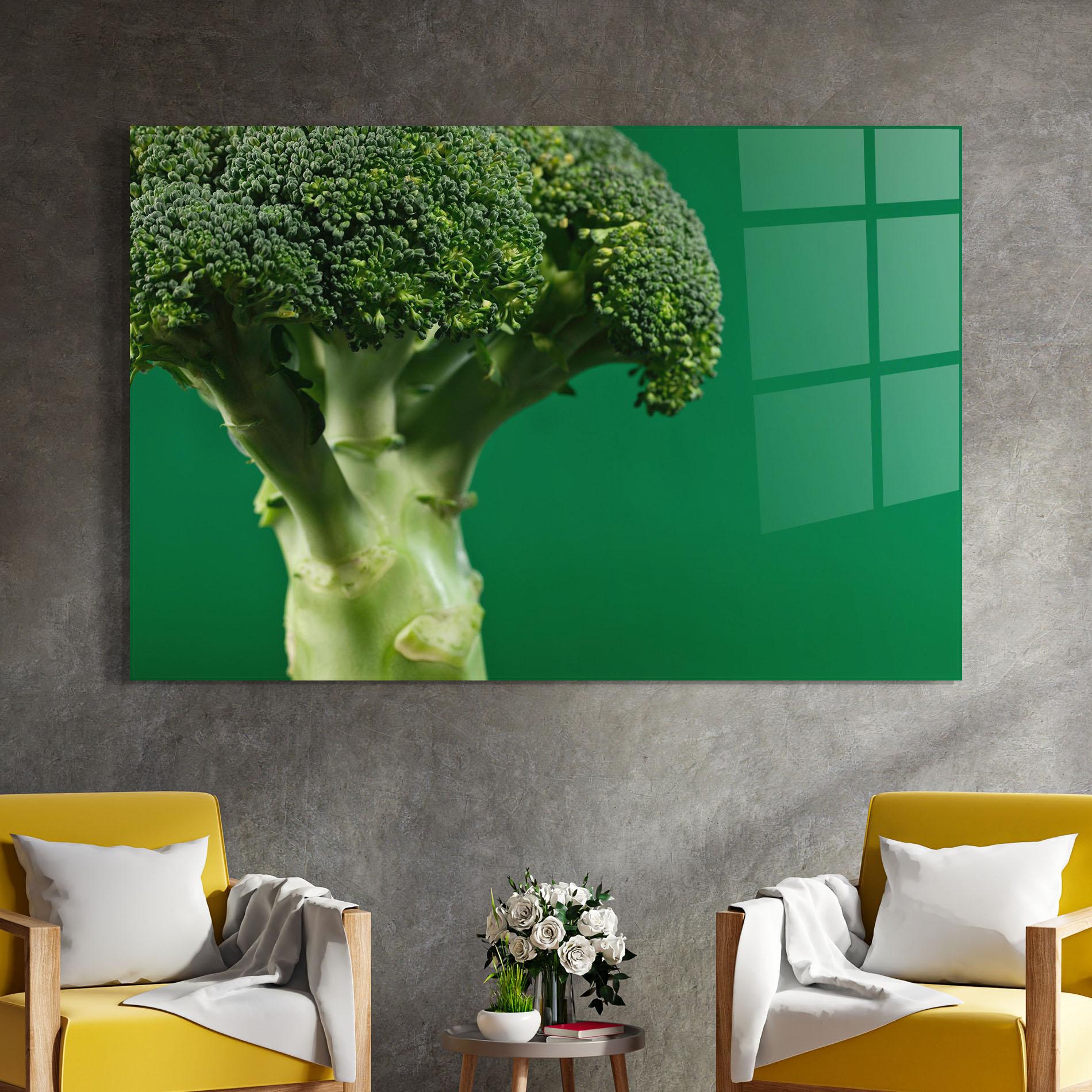 Tablou Sticla Broccoli mockup 4