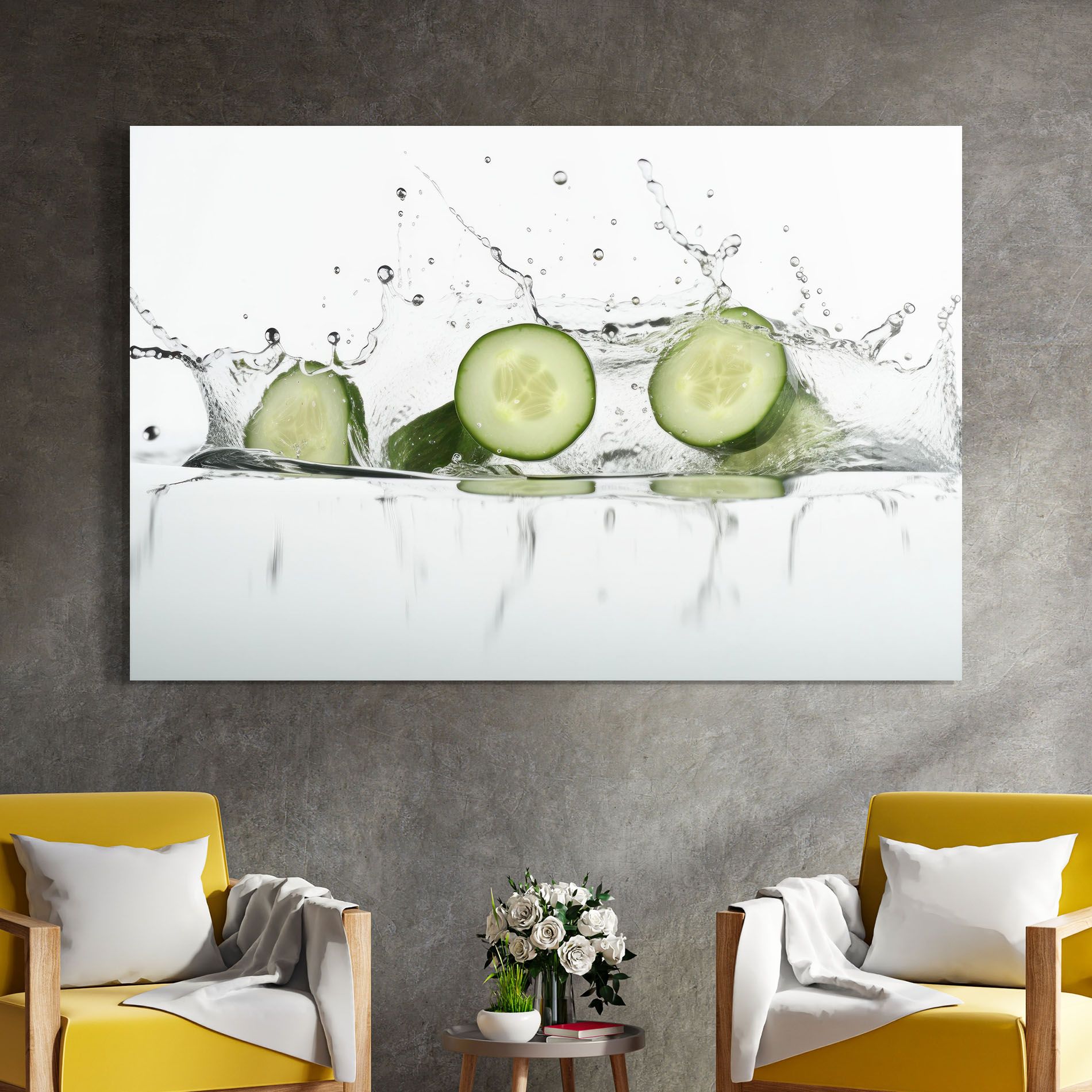 Cucumber Cool Splash mockup 4
