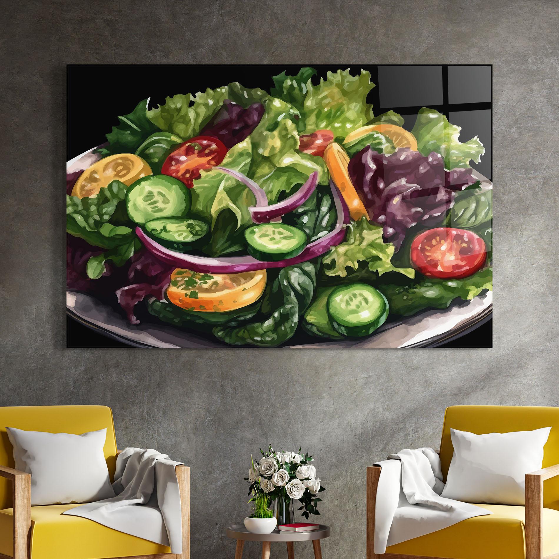 Tablou Sticla Cucumber Salad mockup 4