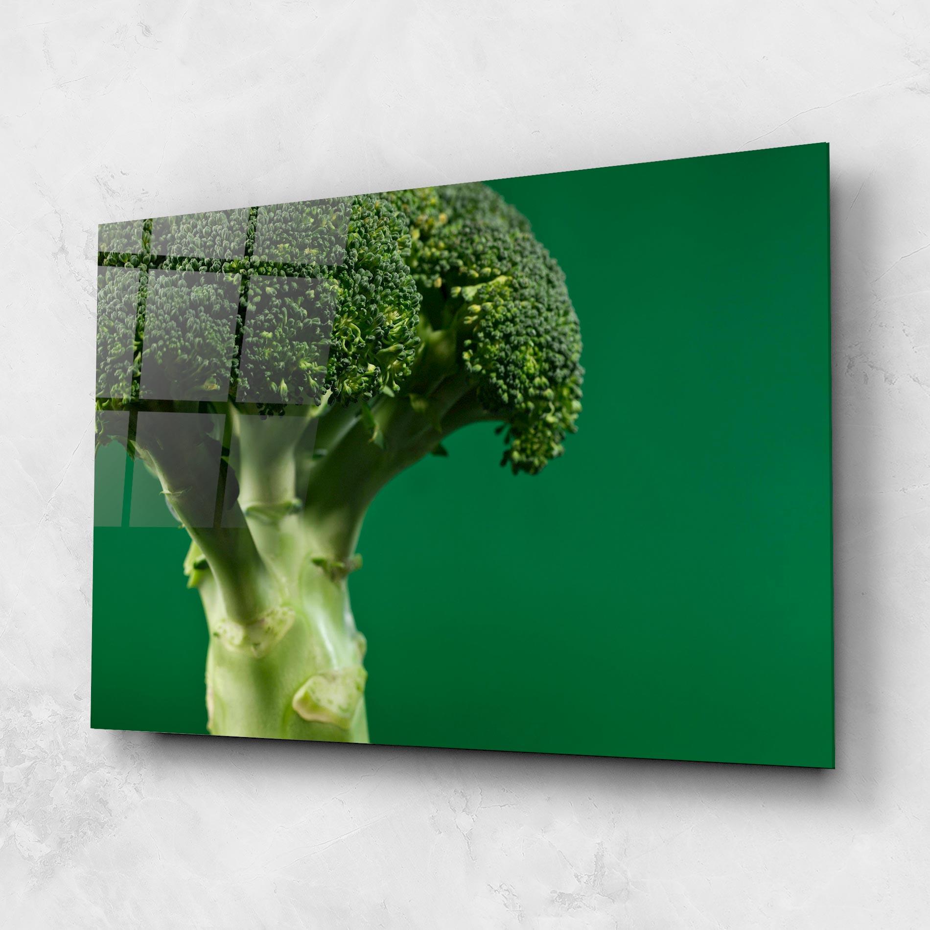 Tablou Sticla Broccoli mockup 1