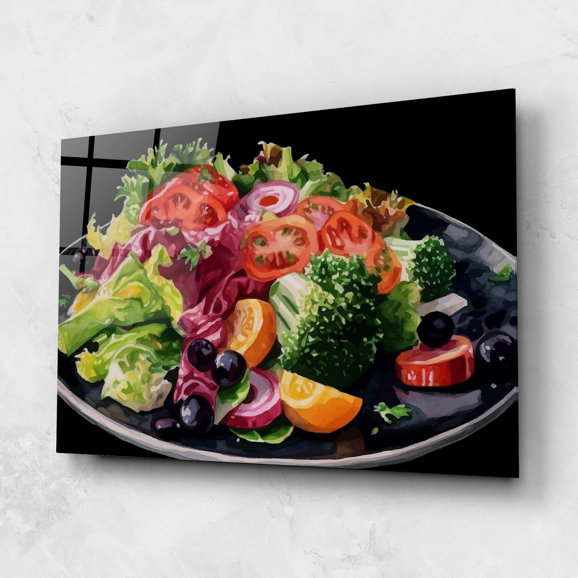 Tablou Sticla Healthy Tomato Food mockup 1