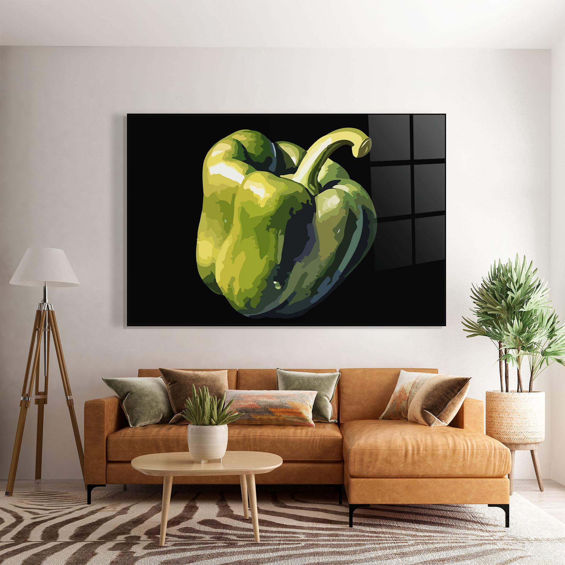 Tablou Sticla Cool Bellpepper mockup 7
