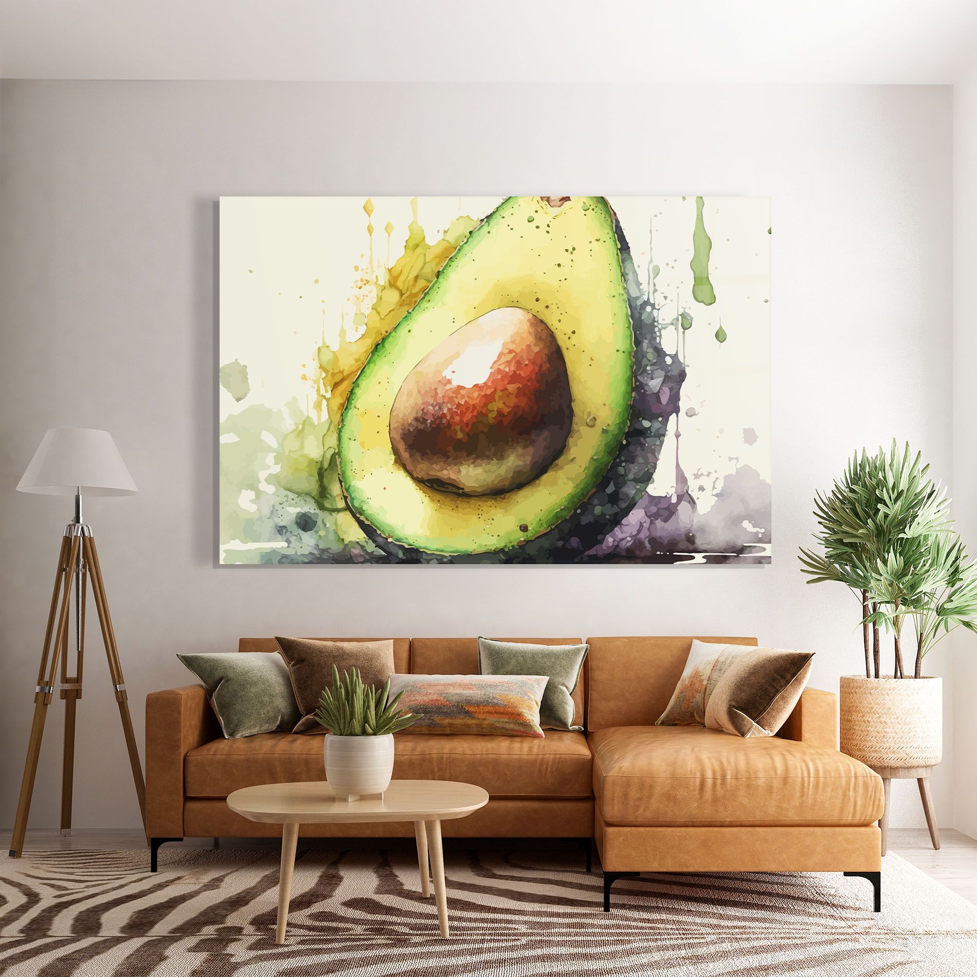 Green Avocado Art mockup 7