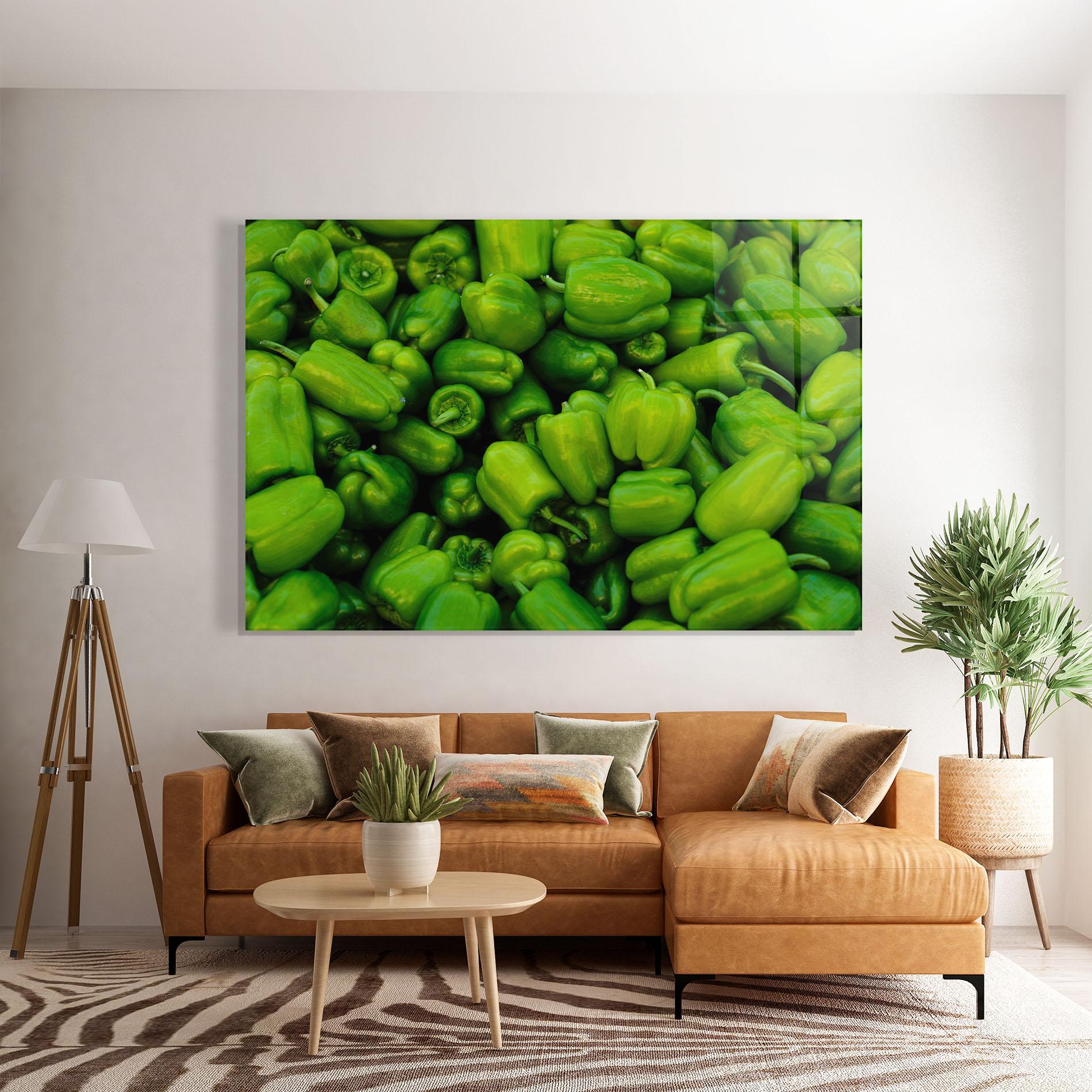 Tablou Sticla Green Bellpepper mockup 7