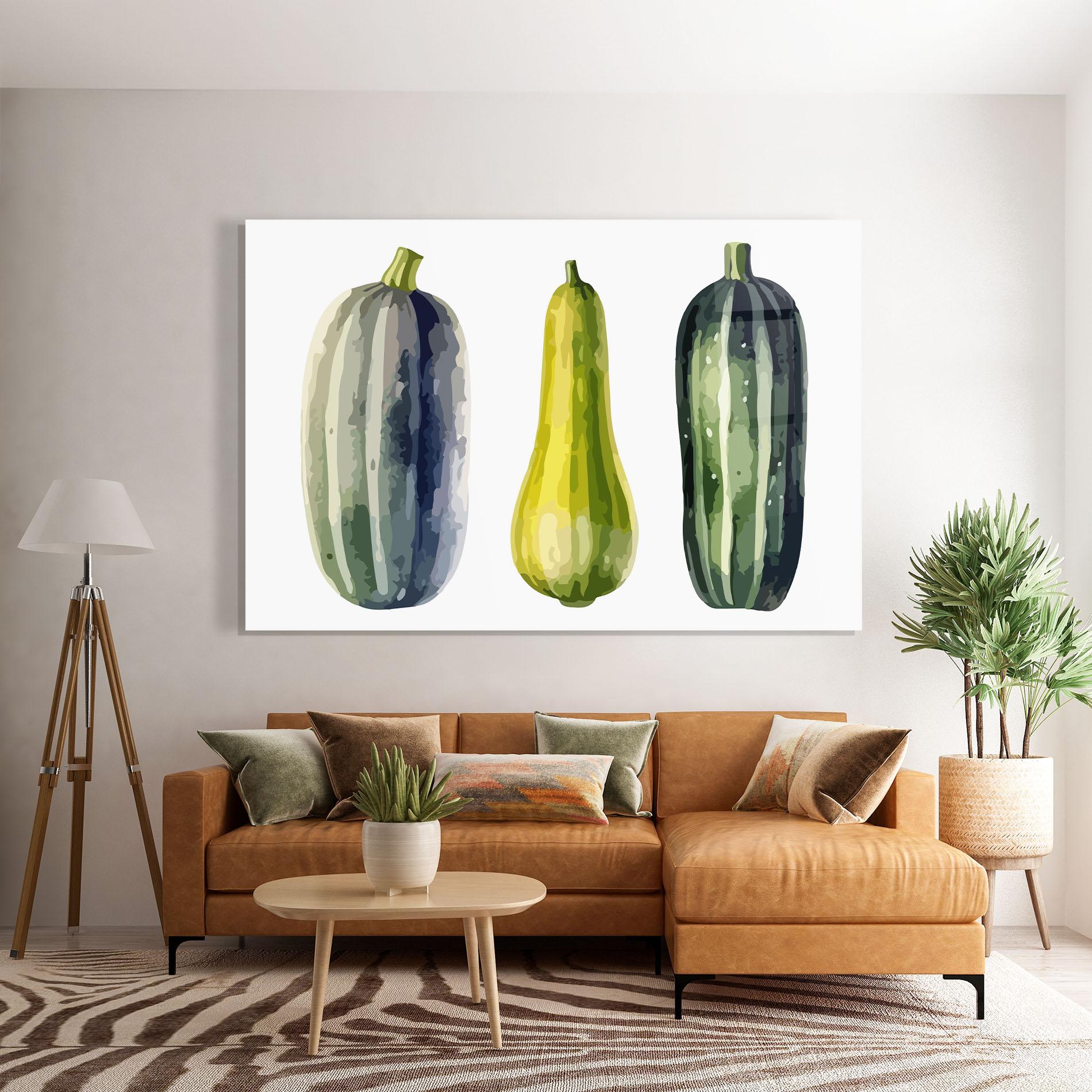 Tablou Sticla Green Pumpkin mockup 7