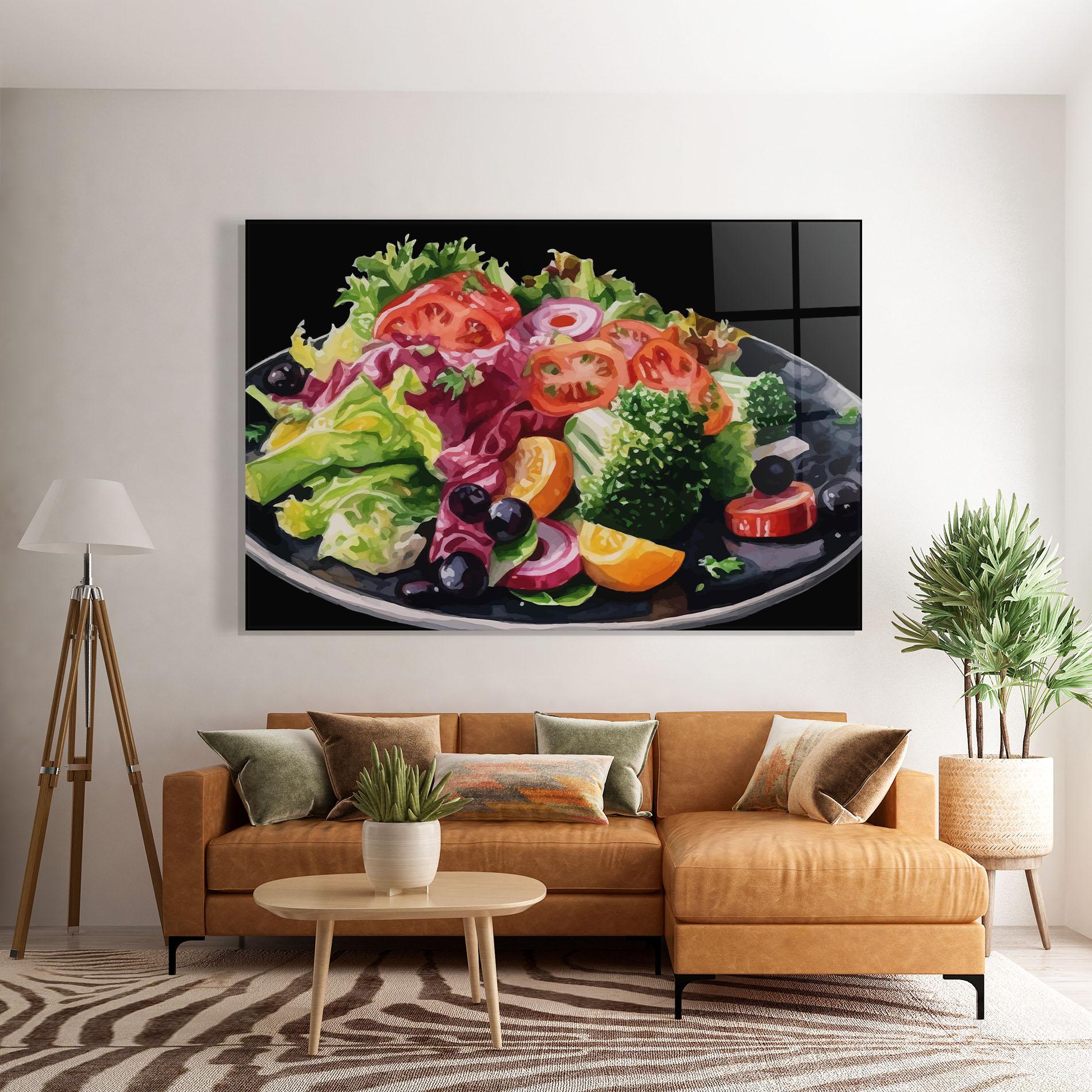 Tablou Sticla Healthy Tomato Food mockup 7