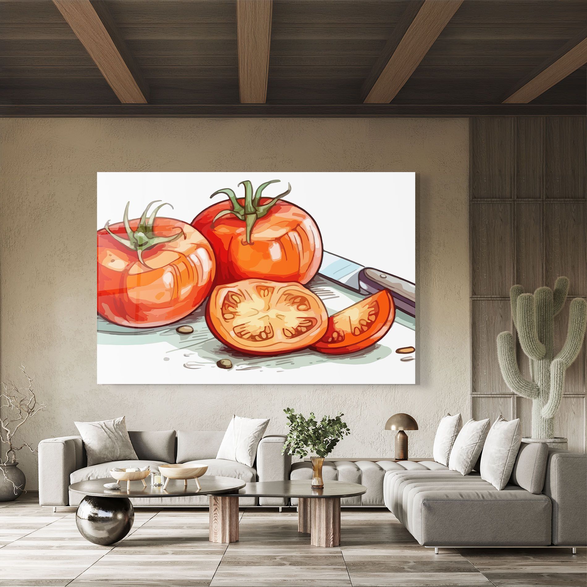 Drawing Tomato Art mockup 8