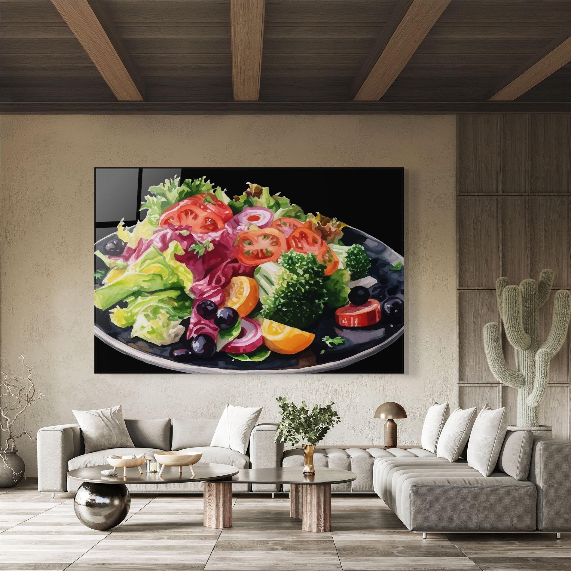 Tablou Sticla Healthy Tomato Food mockup 8