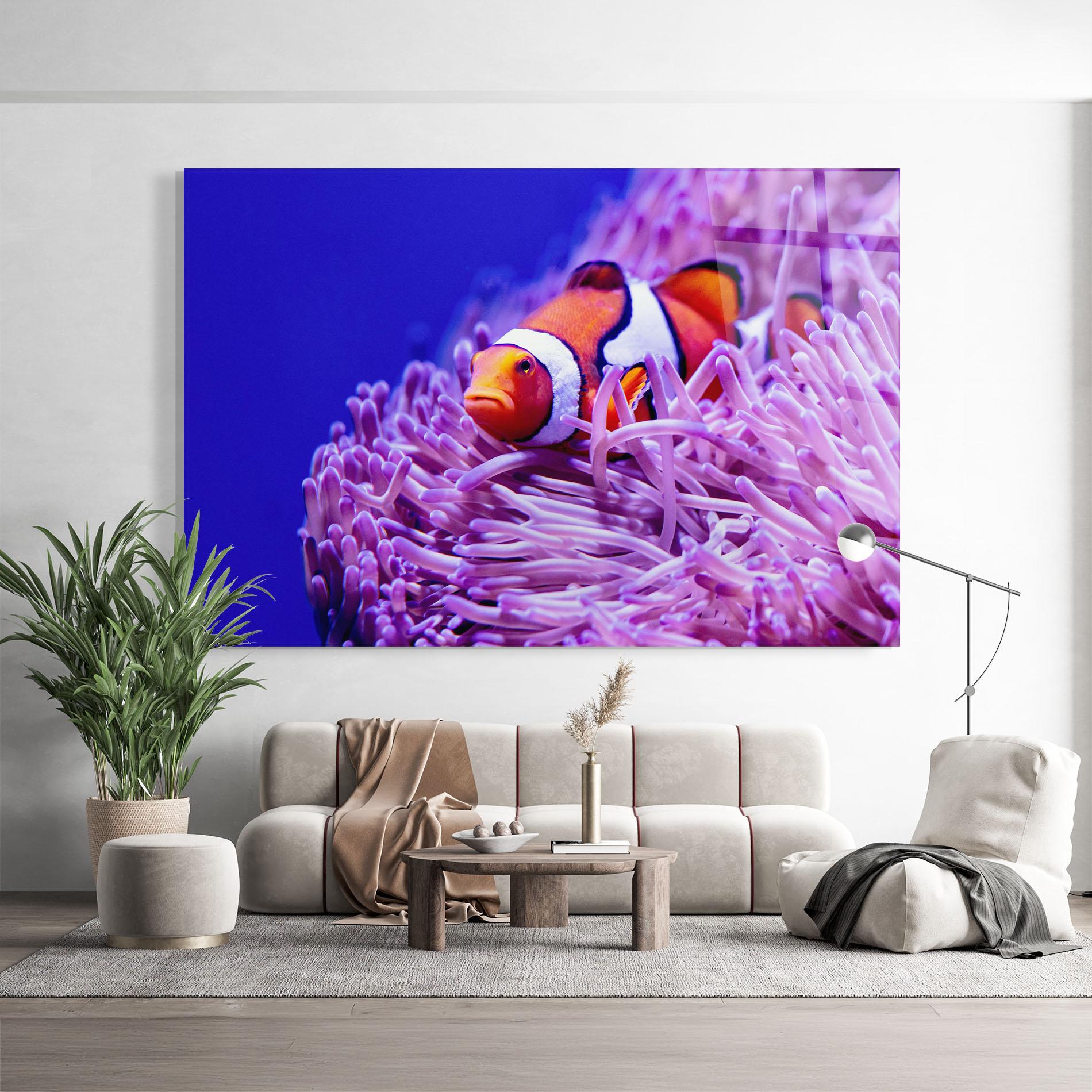 Tablou Sticla Angry Nemo mockup 9