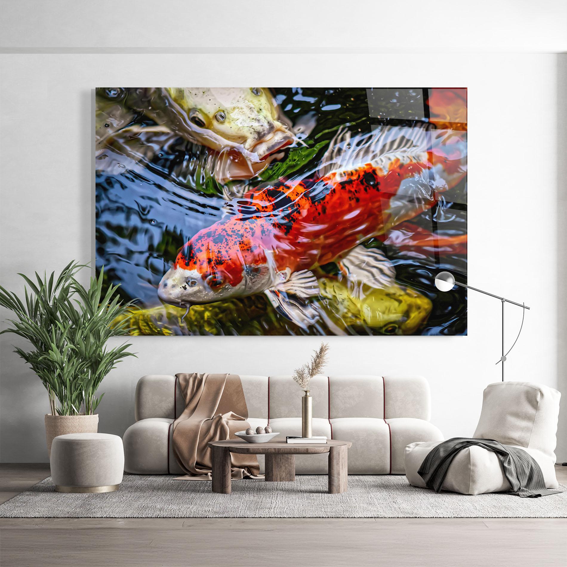 Tablou Sticla Koi mockup 9