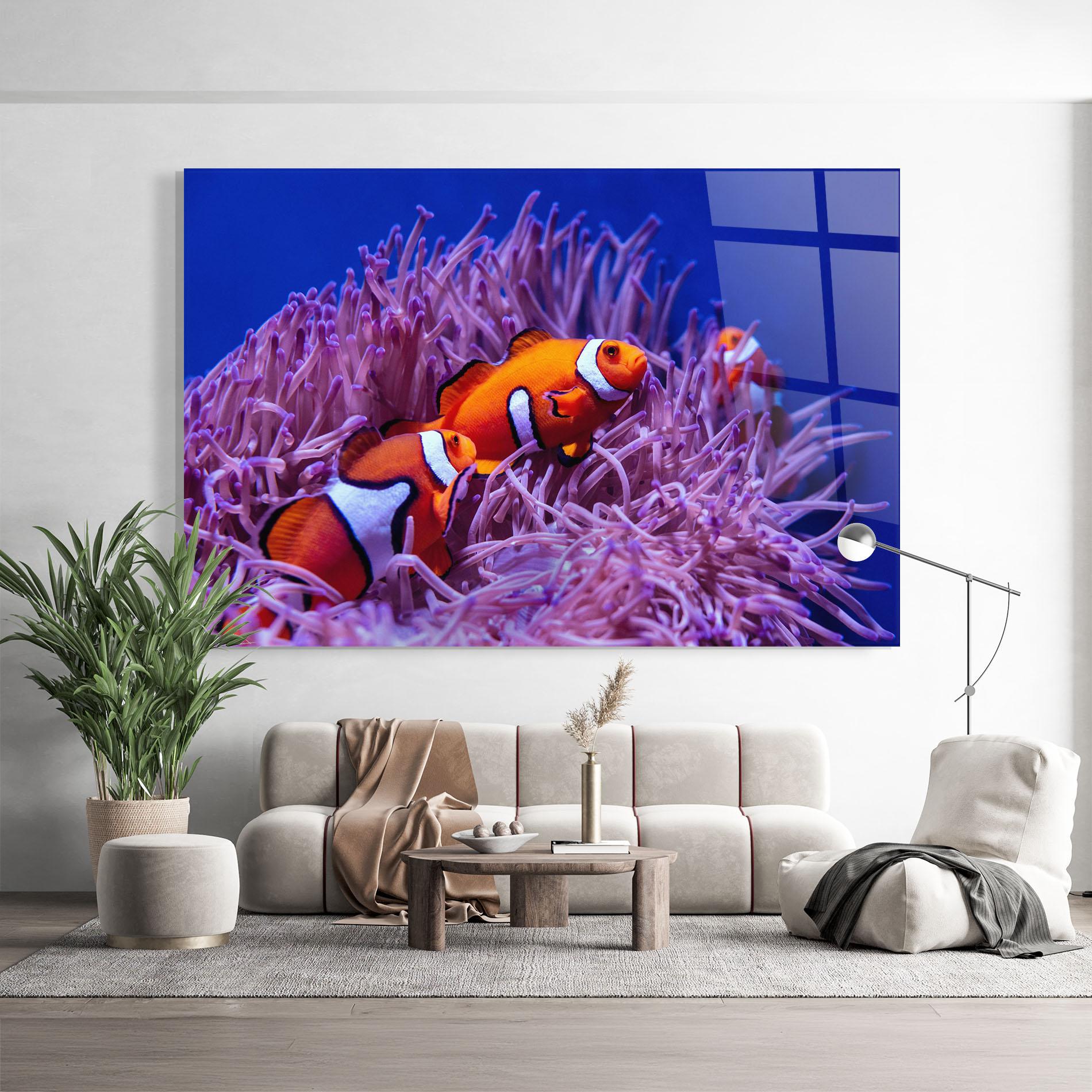 Tablou Sticla Nemo Family mockup 9