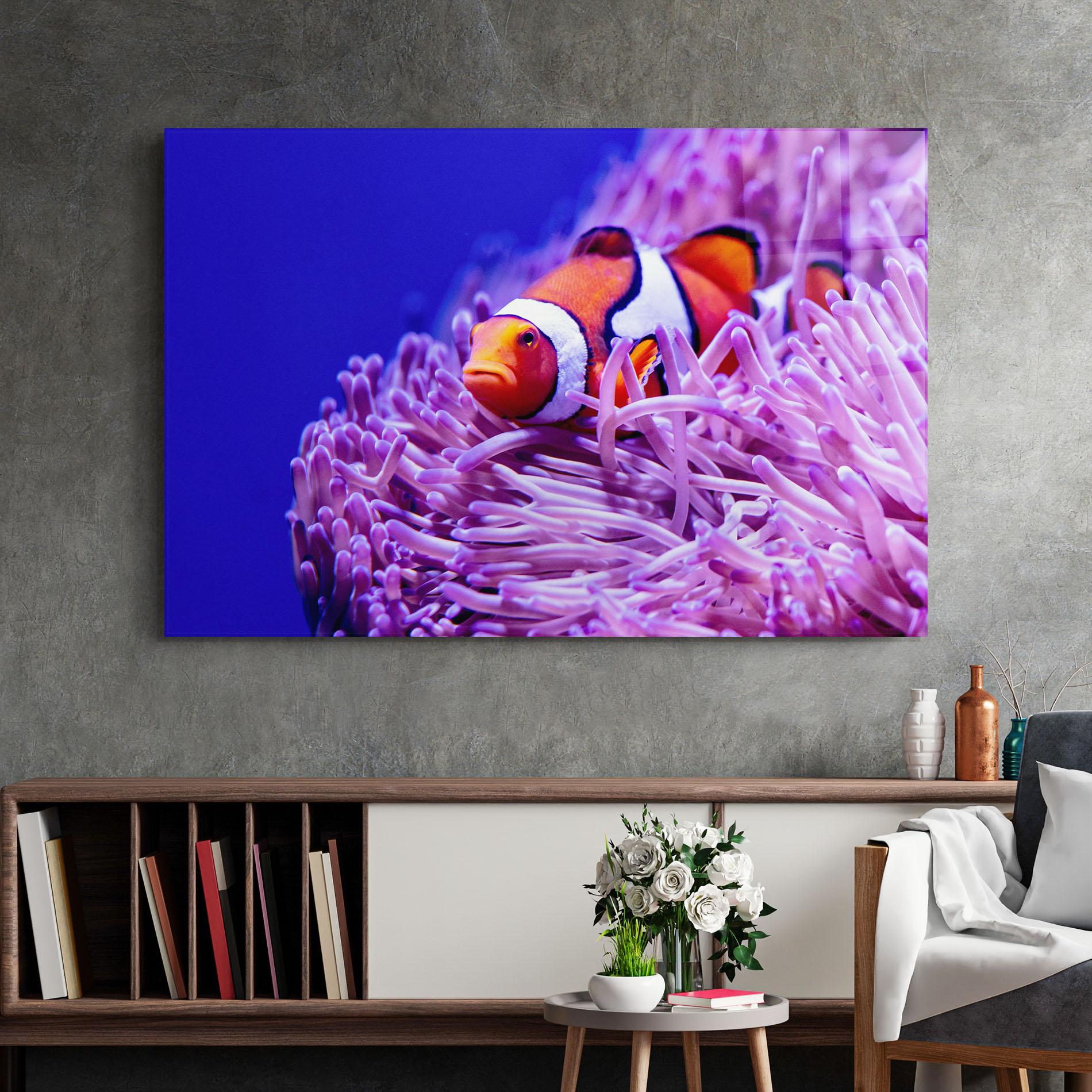 Tablou Sticla Angry Nemo mockup 2