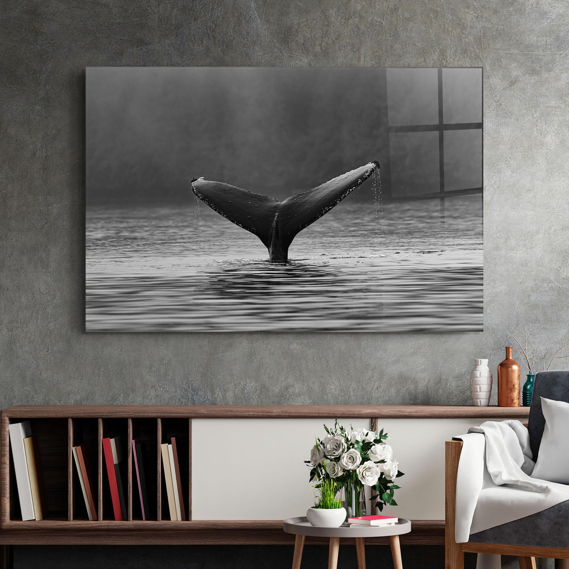 Tablou Sticla Grey Tail mockup 2