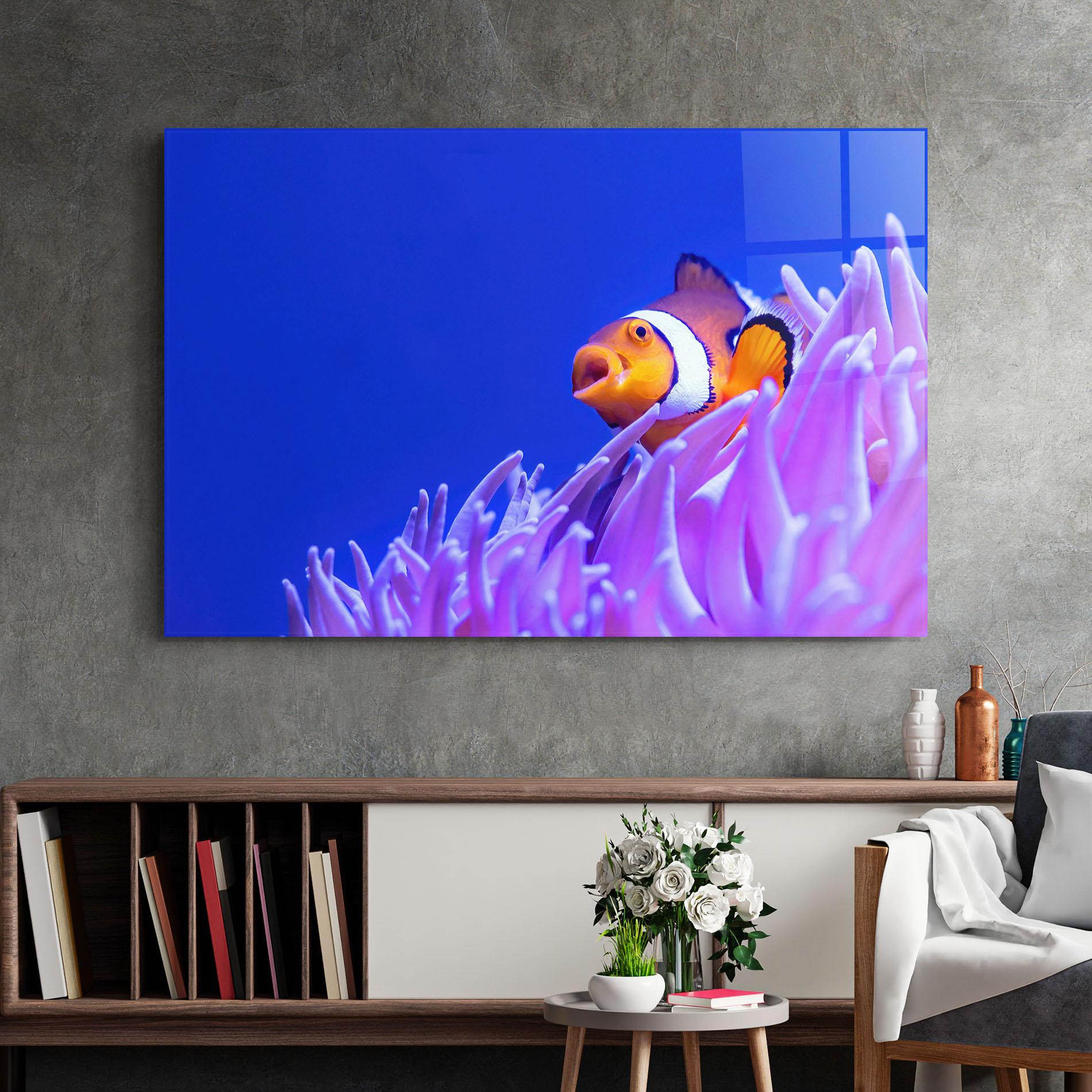 Tablou Sticla Hungry Nemo mockup 2