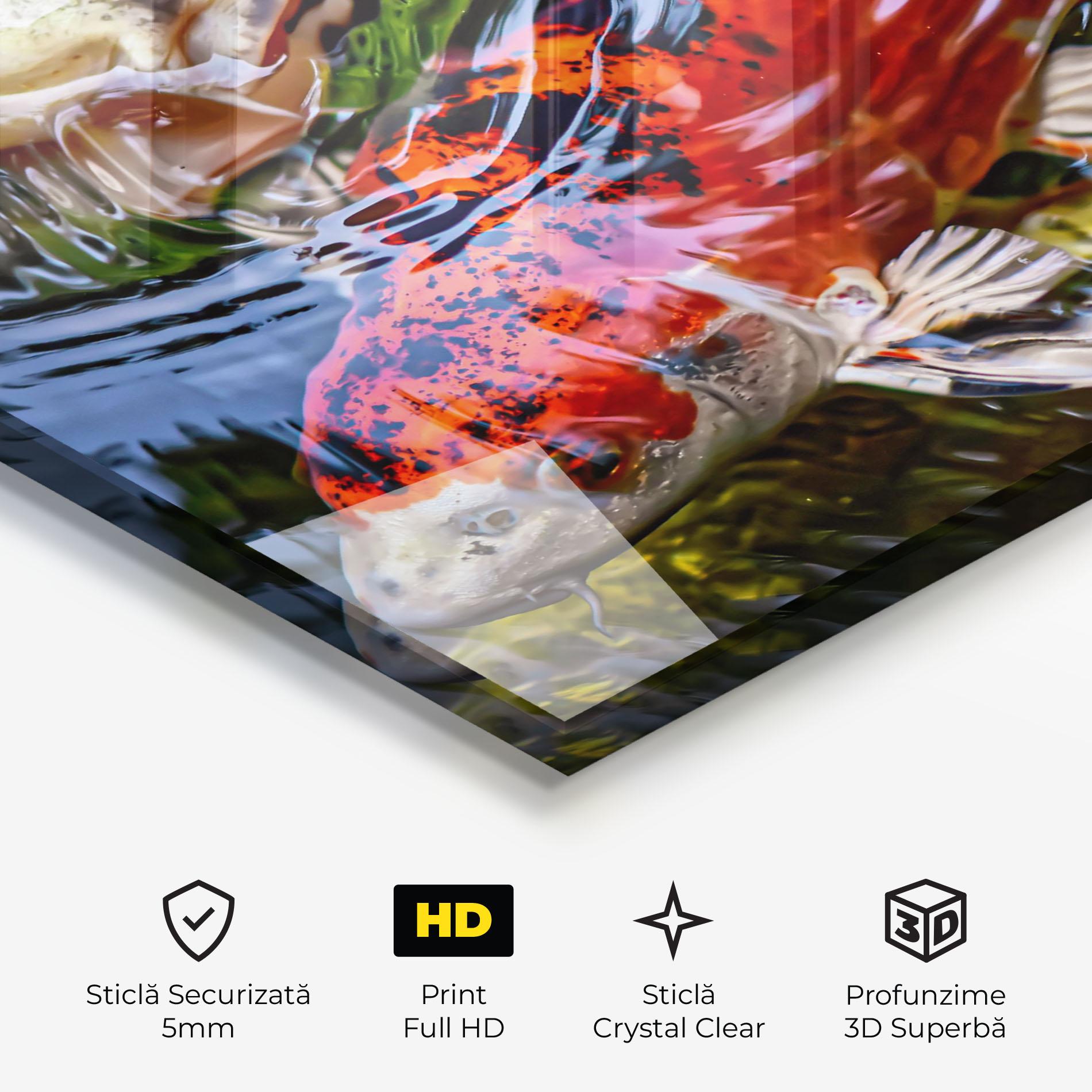 Tablou Sticla Koi mockup 3