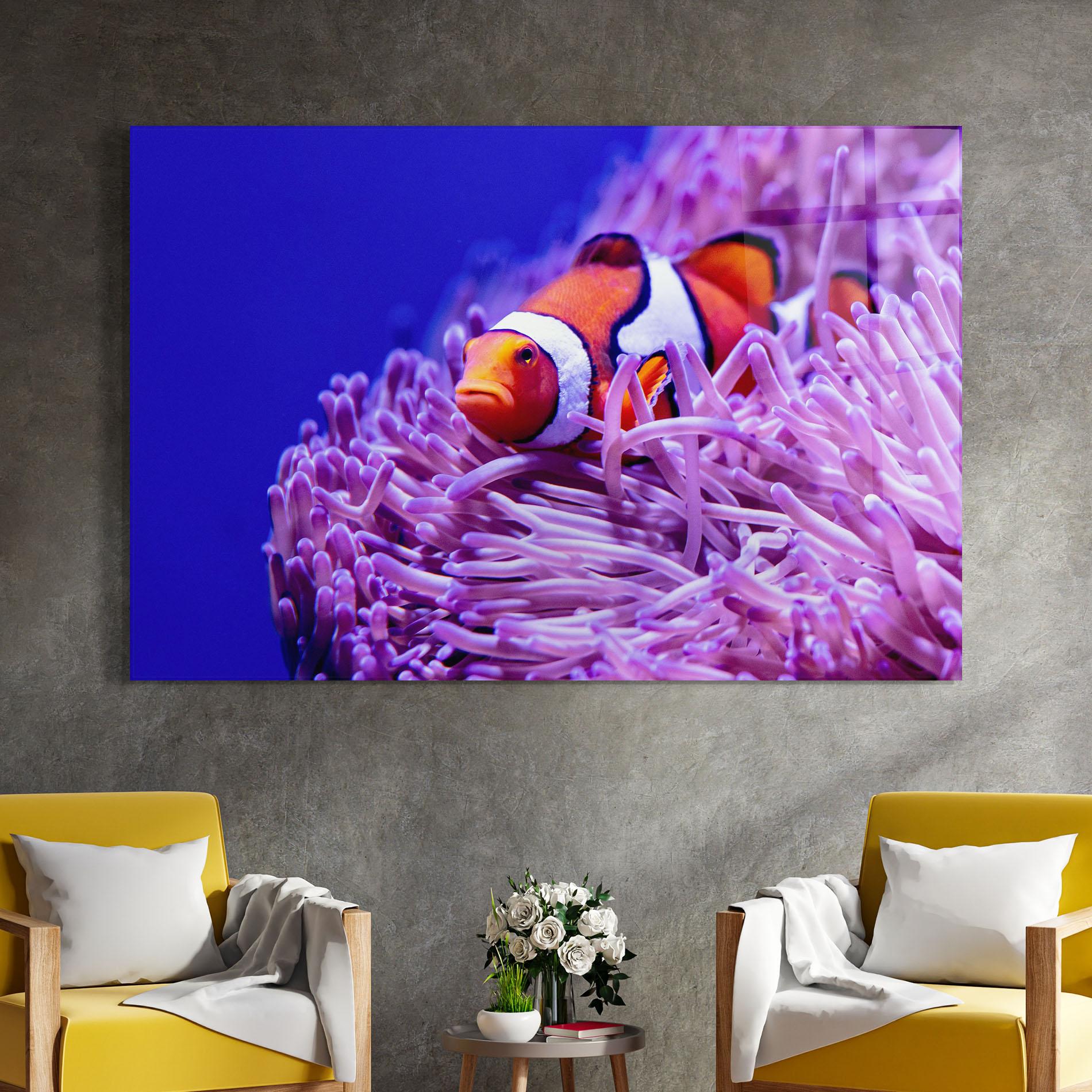 Tablou Sticla Angry Nemo mockup 4