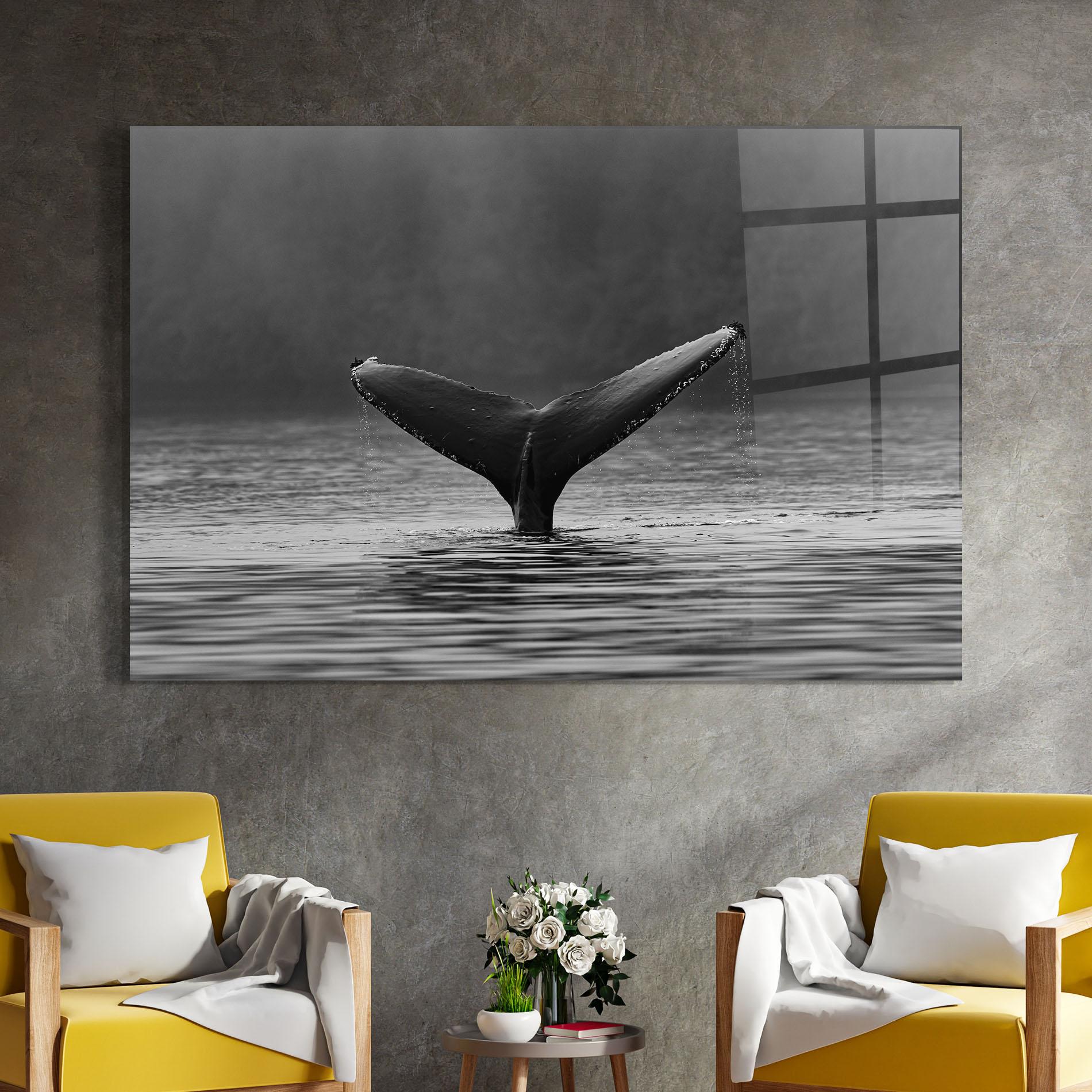 Tablou Sticla Grey Tail mockup 4