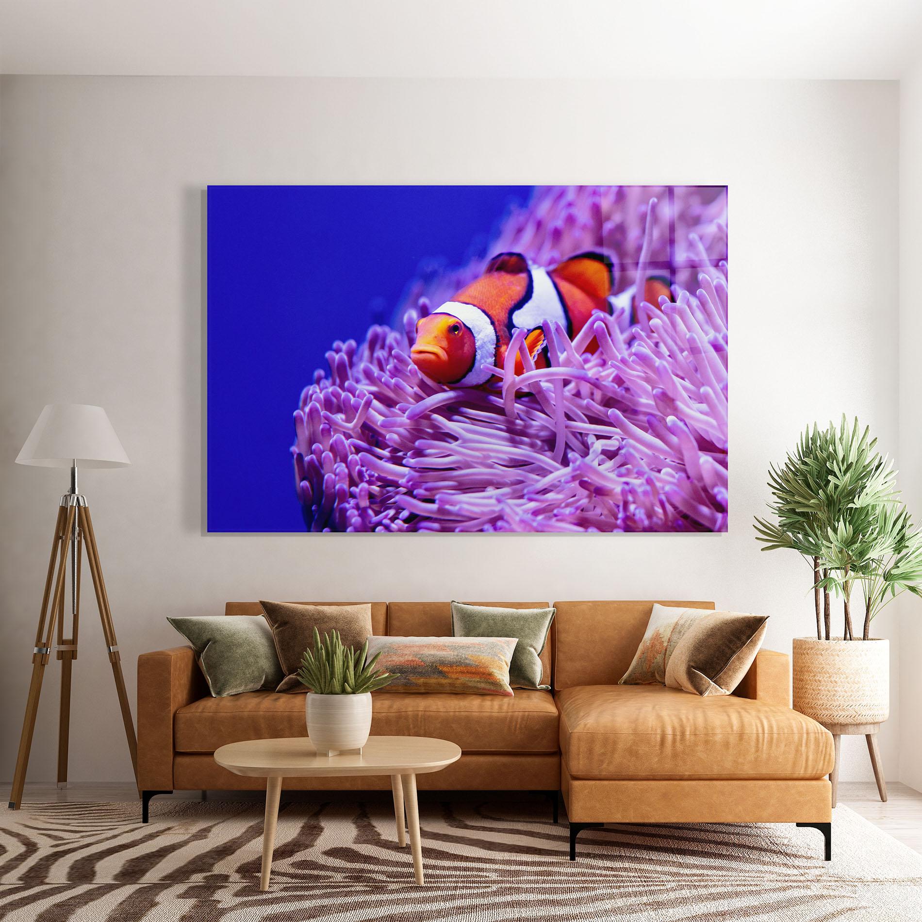 Tablou Sticla Angry Nemo mockup 7