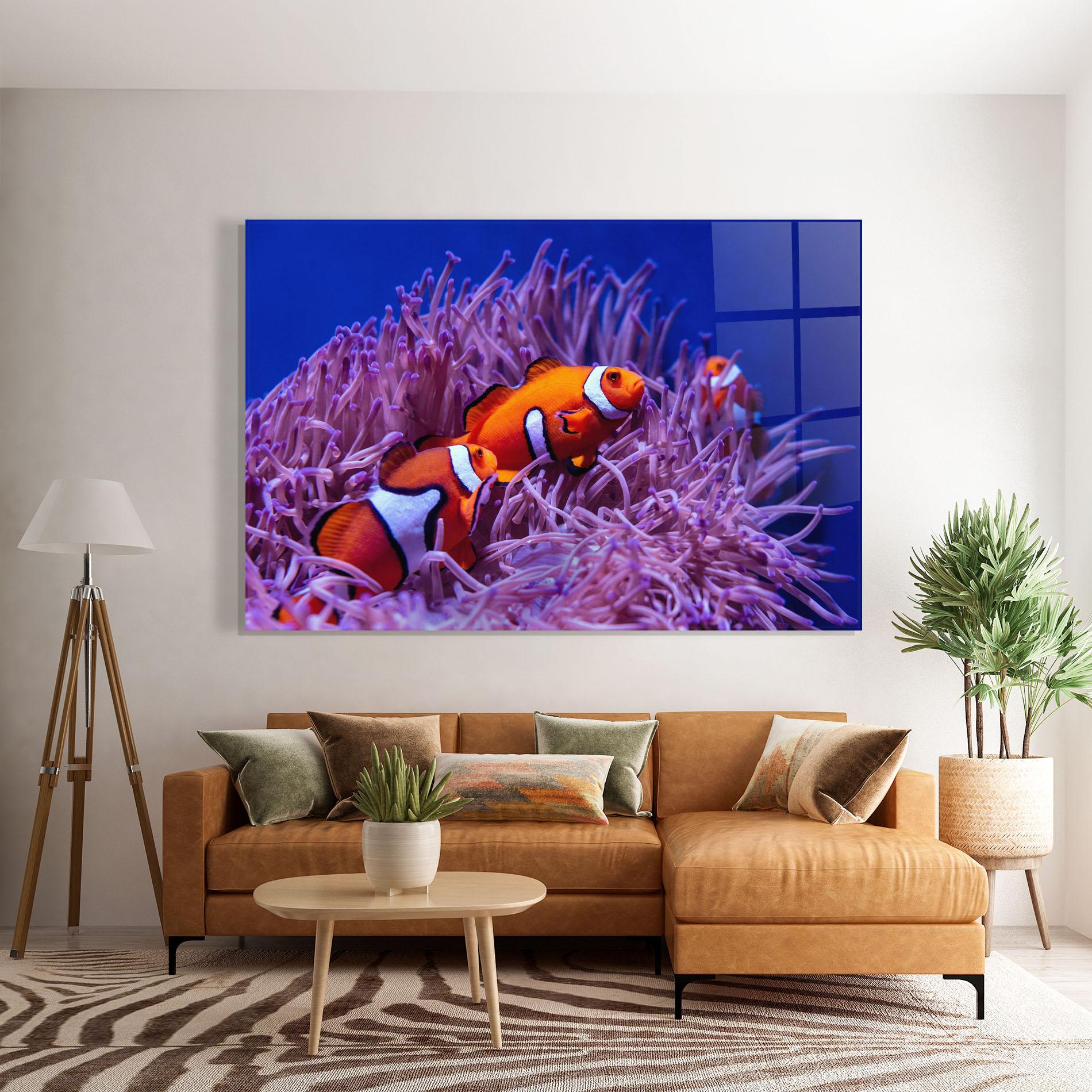 Tablou Sticla Nemo Family mockup 7
