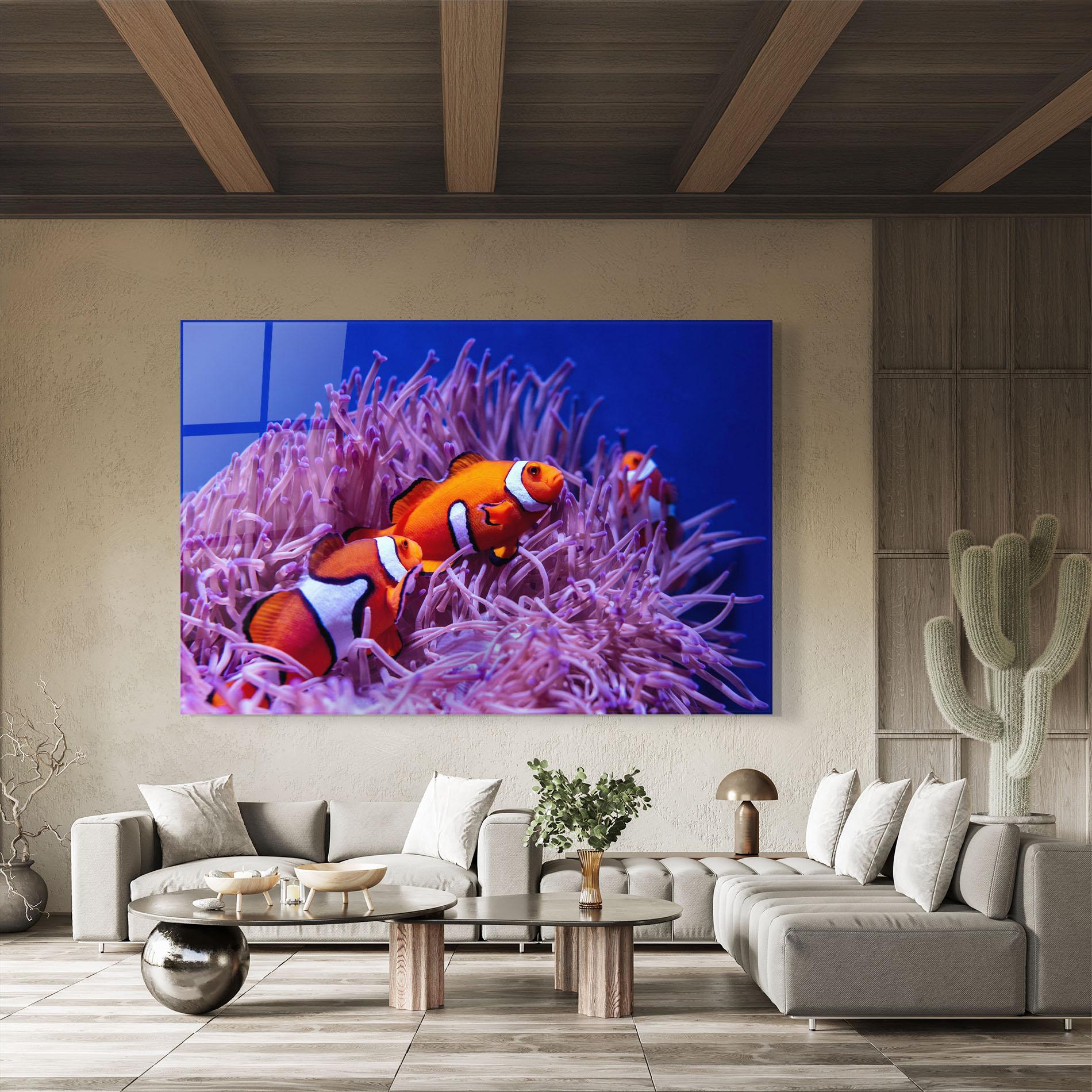 Tablou Sticla Nemo Family mockup 8