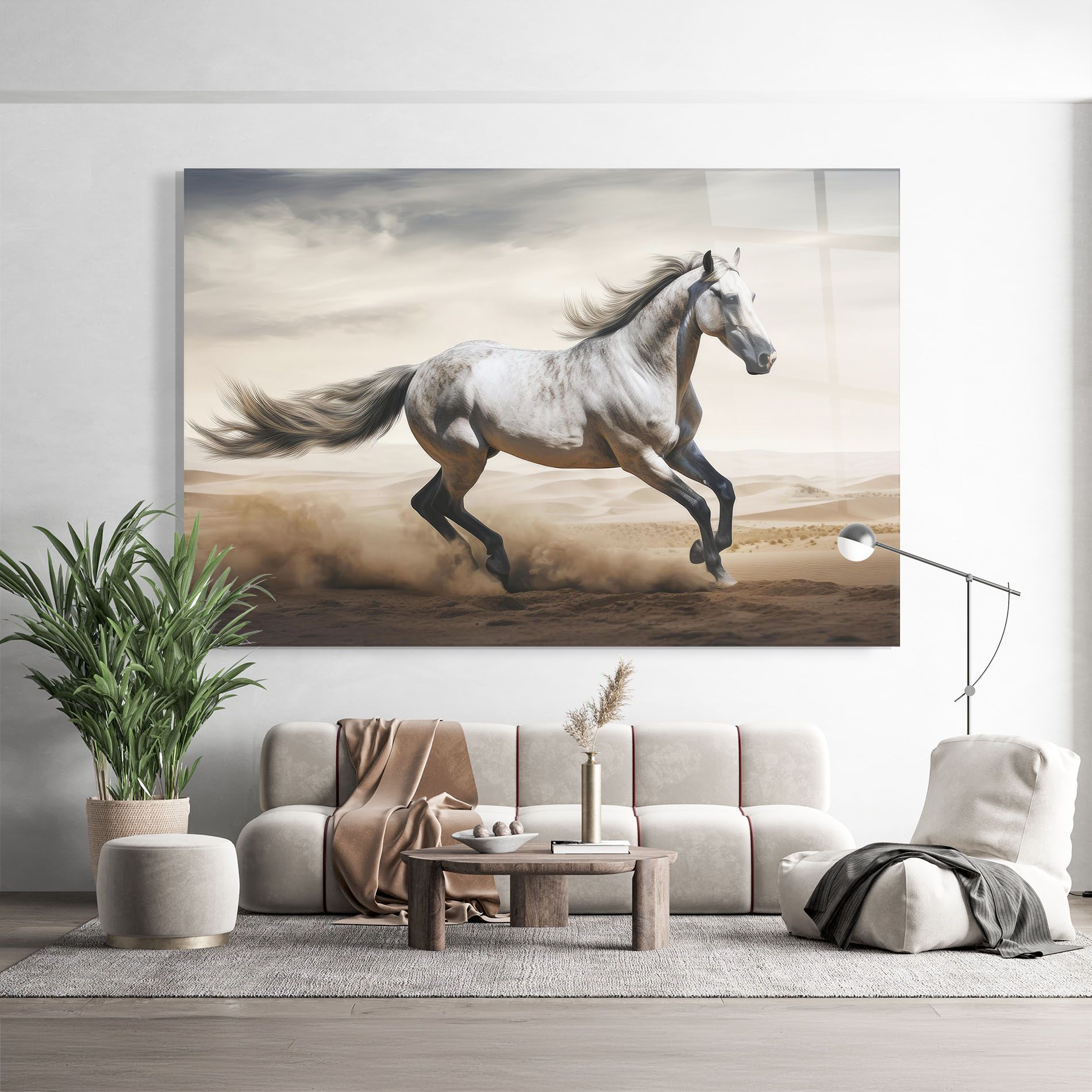 Desert Horse Galloping mockup 9
