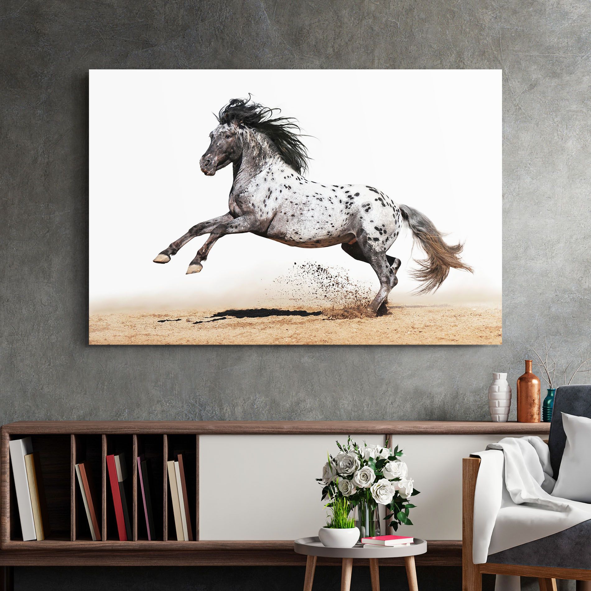 Appaloosa Horse Running mockup 2