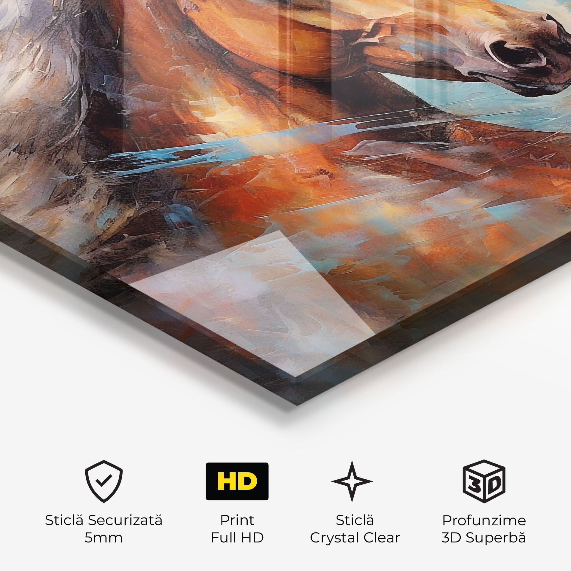 Beautiful Brown Horse mockup 3