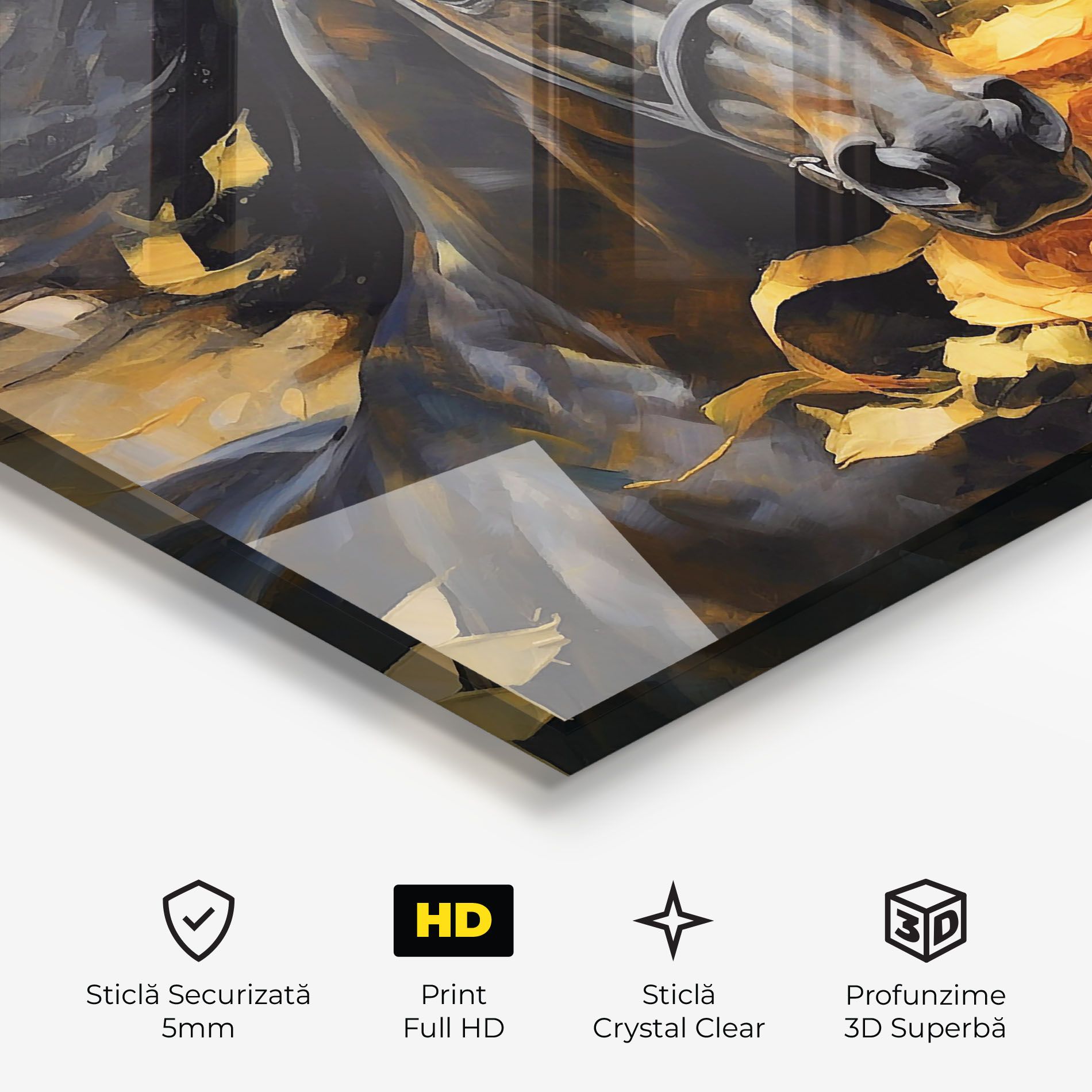 Yellow Roses Horse mockup 3