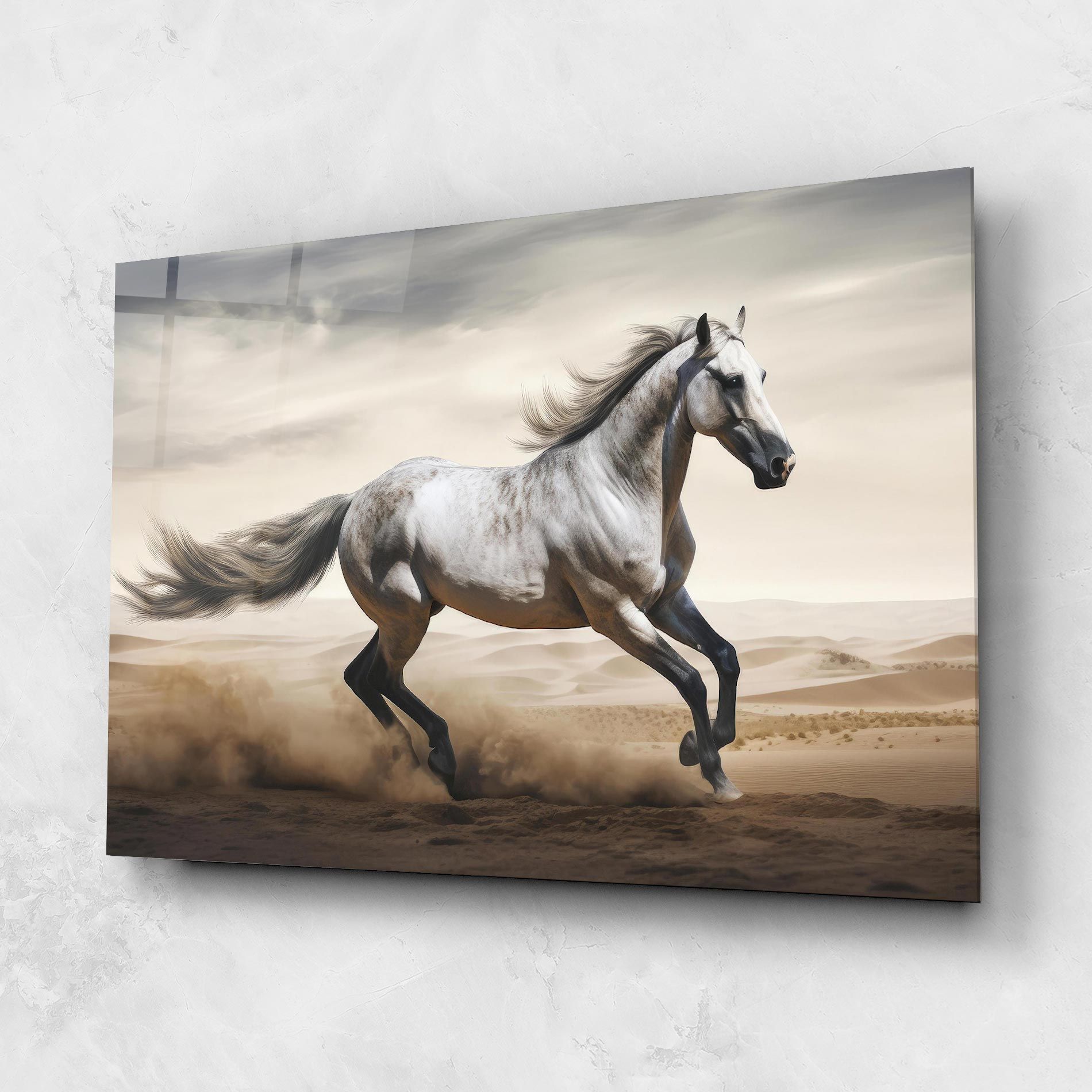 Desert Horse Galloping mockup 1