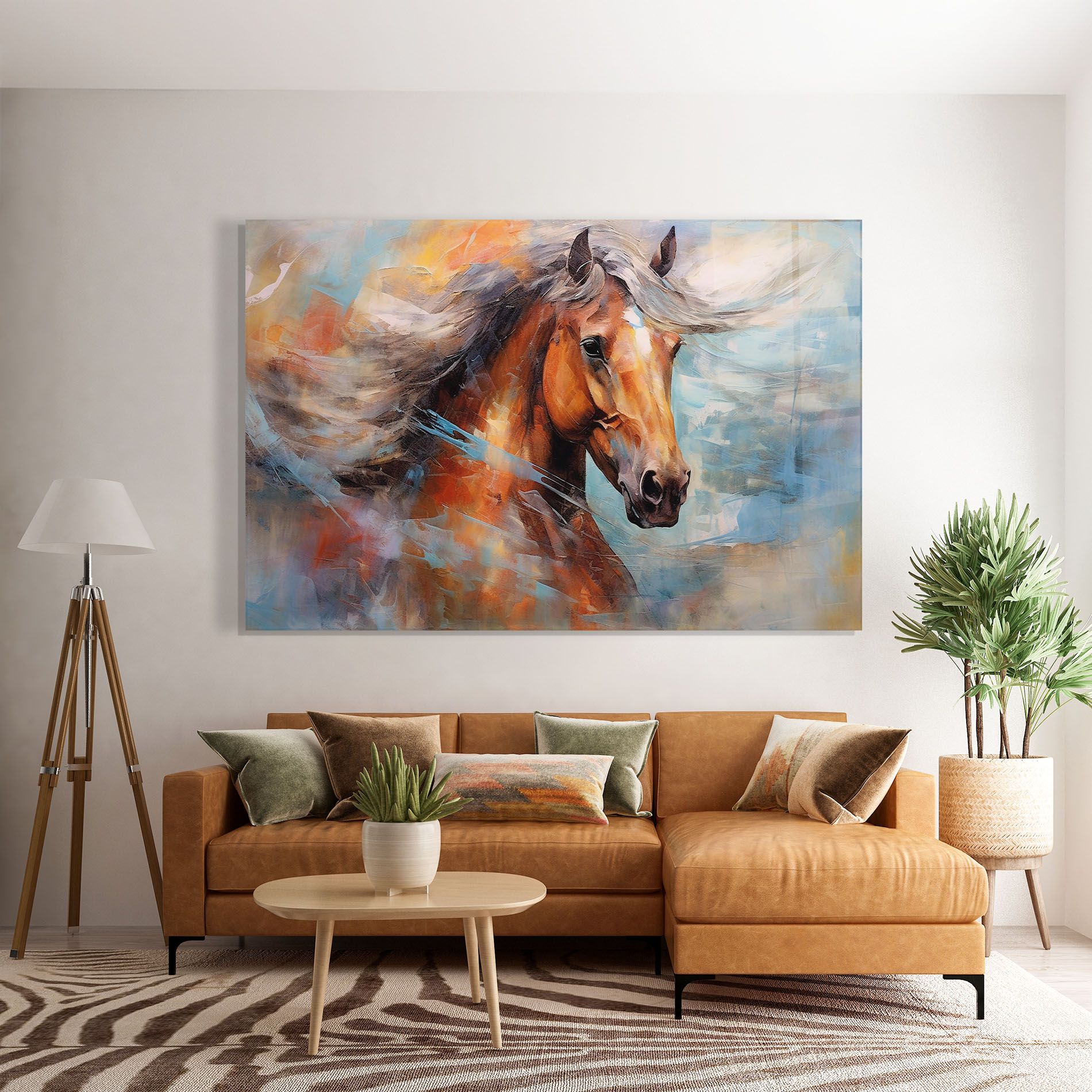 Beautiful Brown Horse mockup 7