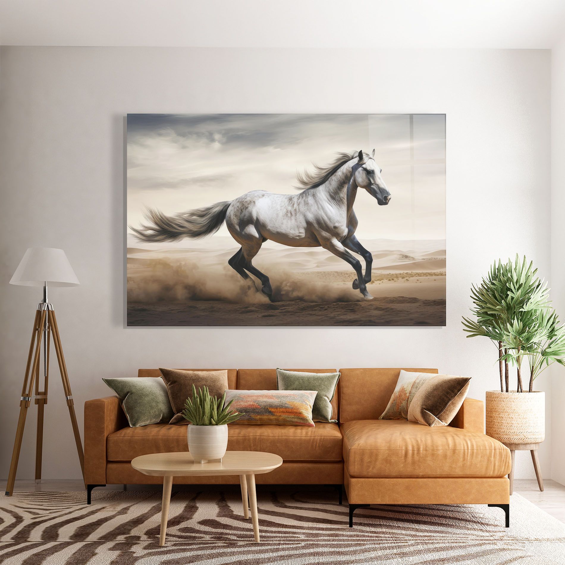 Desert Horse Galloping mockup 7