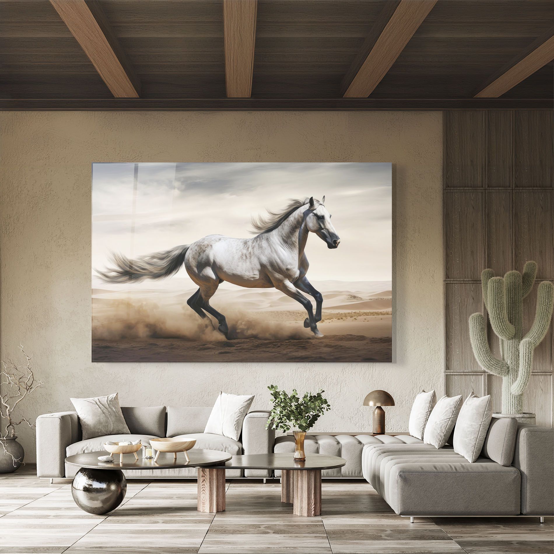 Desert Horse Galloping mockup 8