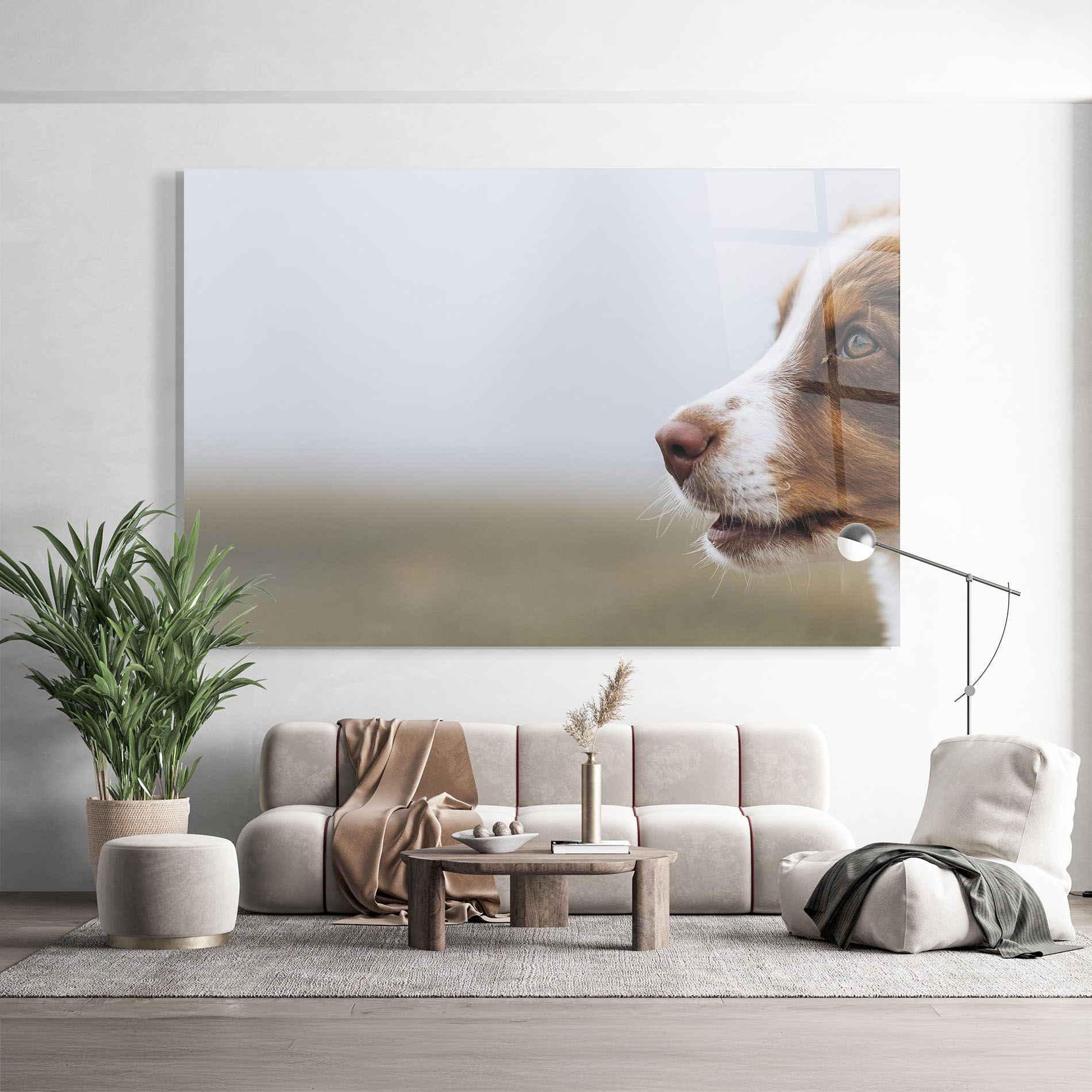 Brown White Dog mockup 9