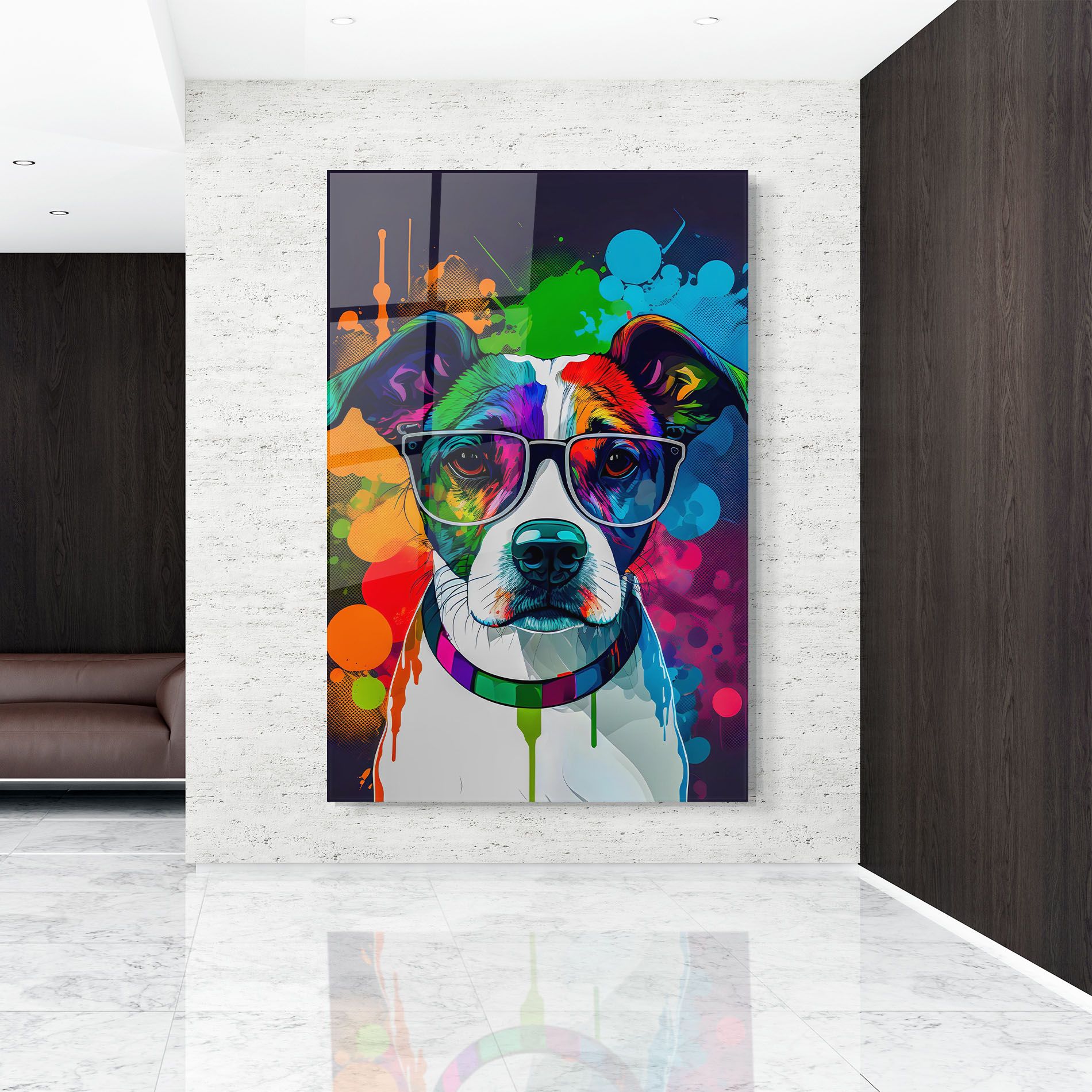 Colorful Dog mockup 9