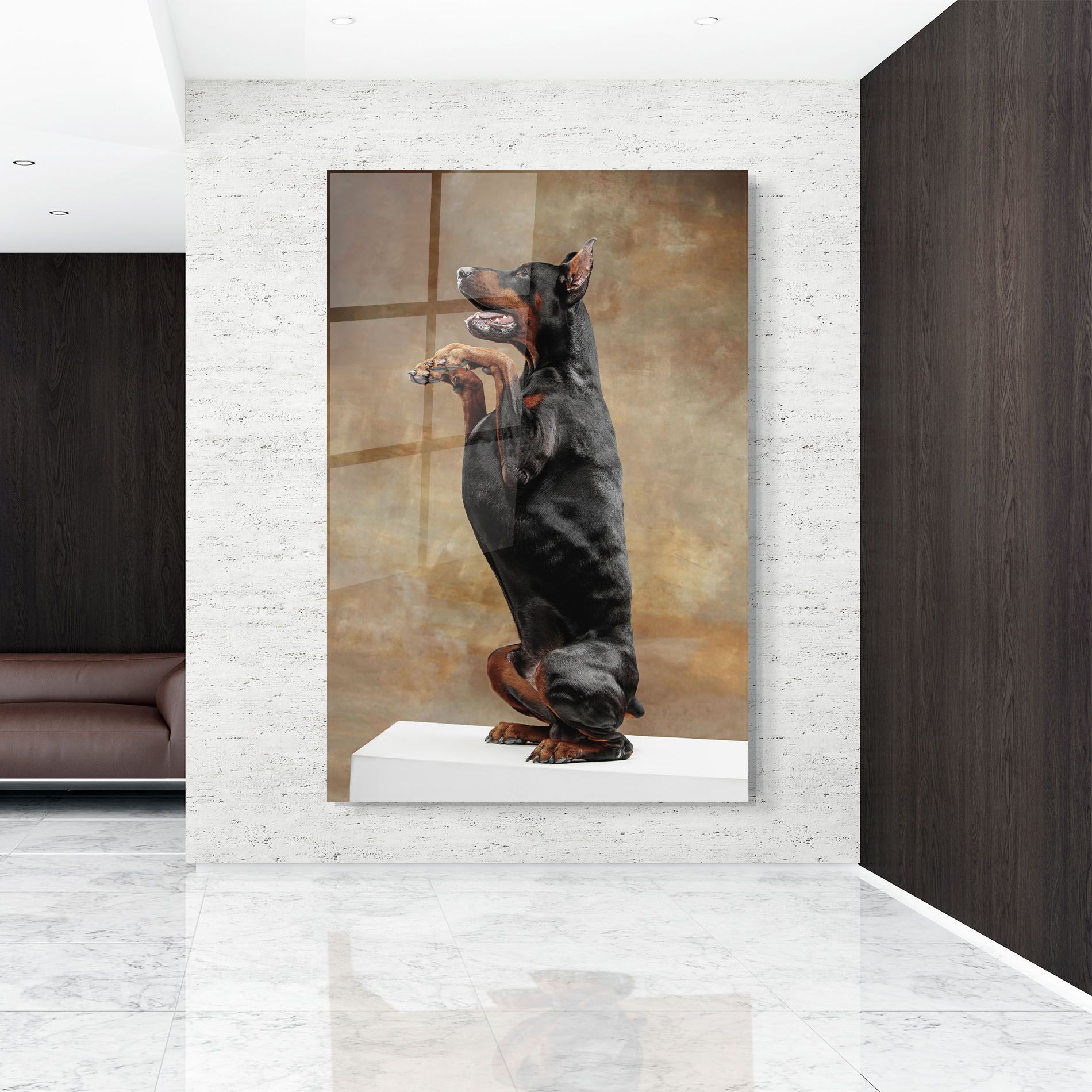 Doberman Standing mockup 9