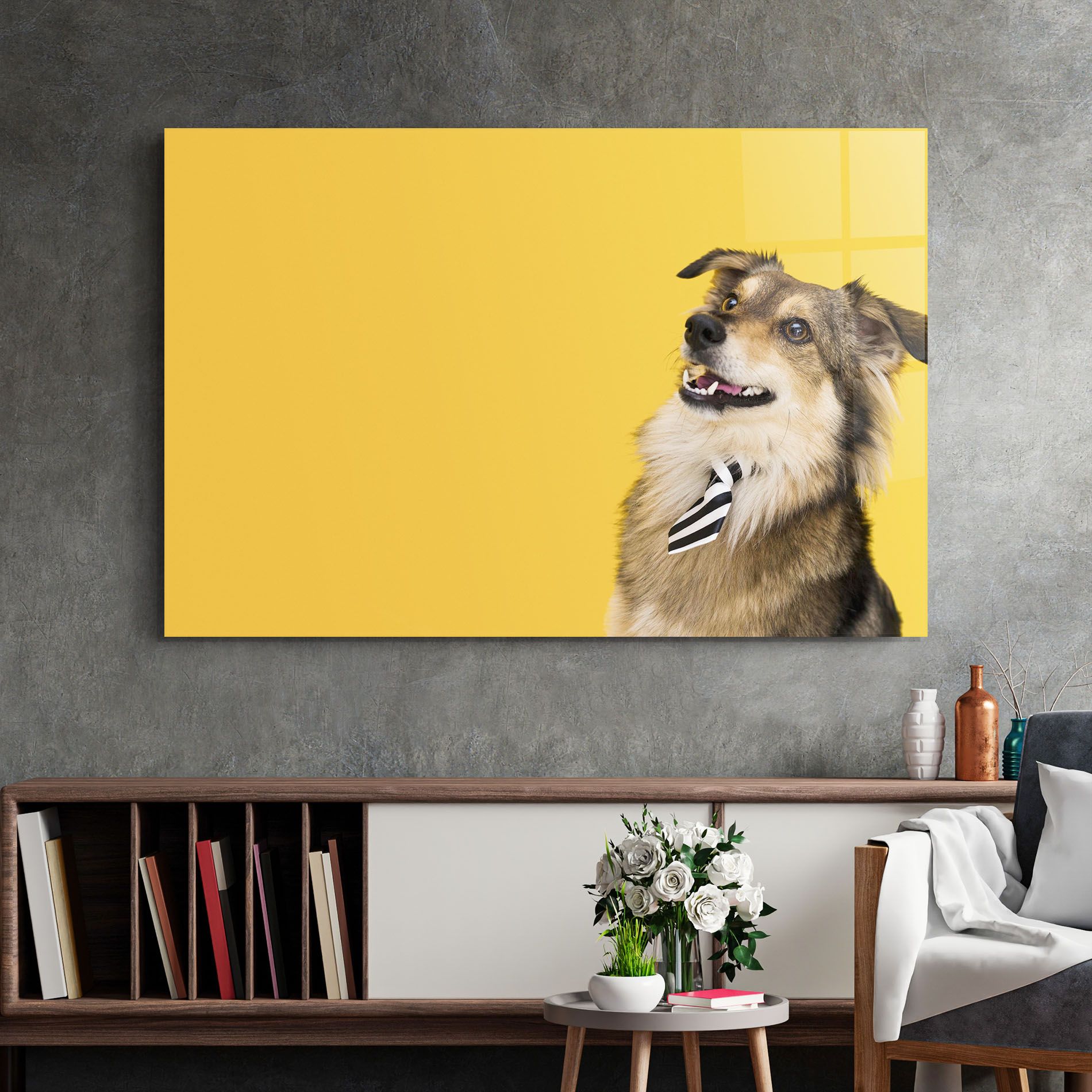 Cute Smiling Dog mockup 2