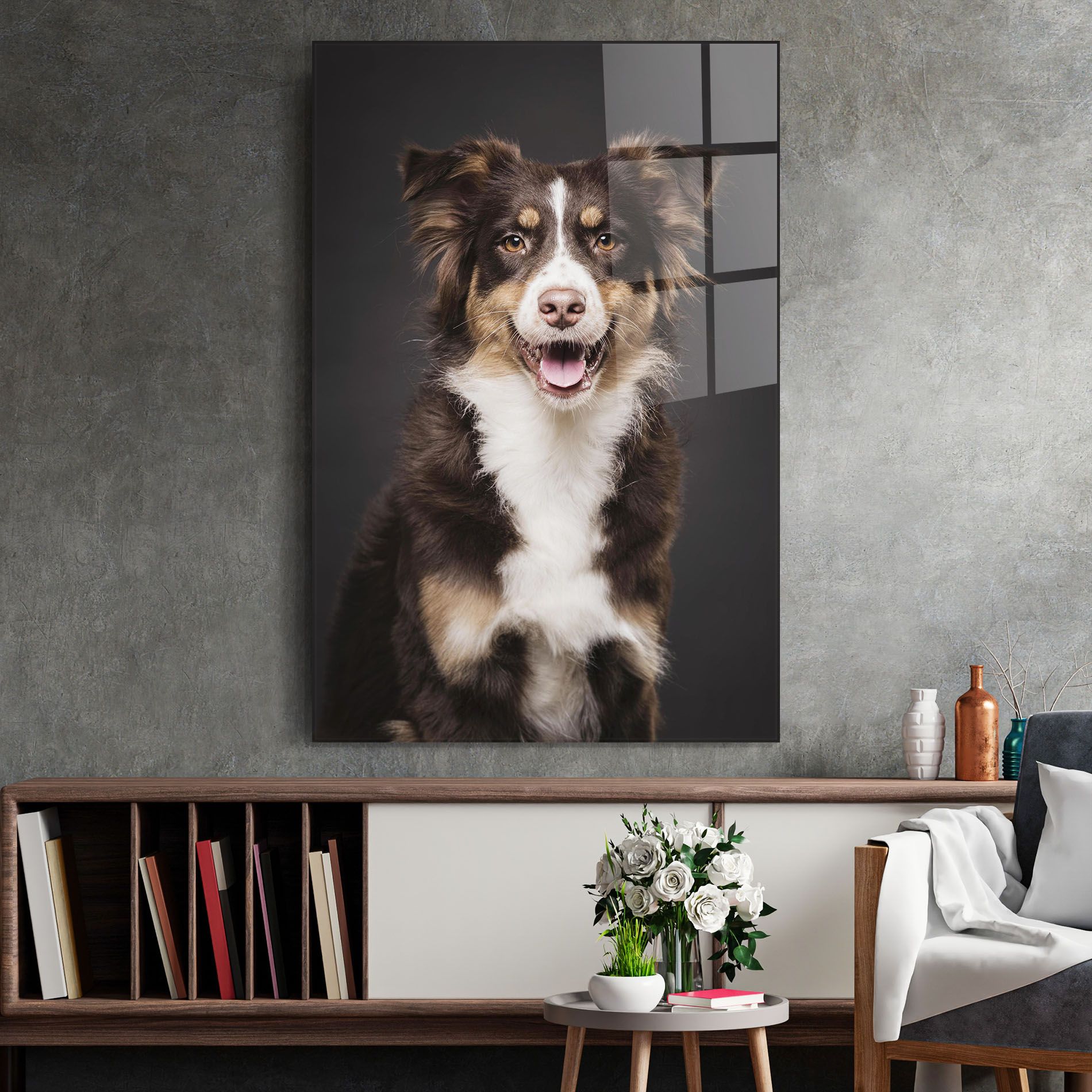 Cute Dog Sitting mockup 2
