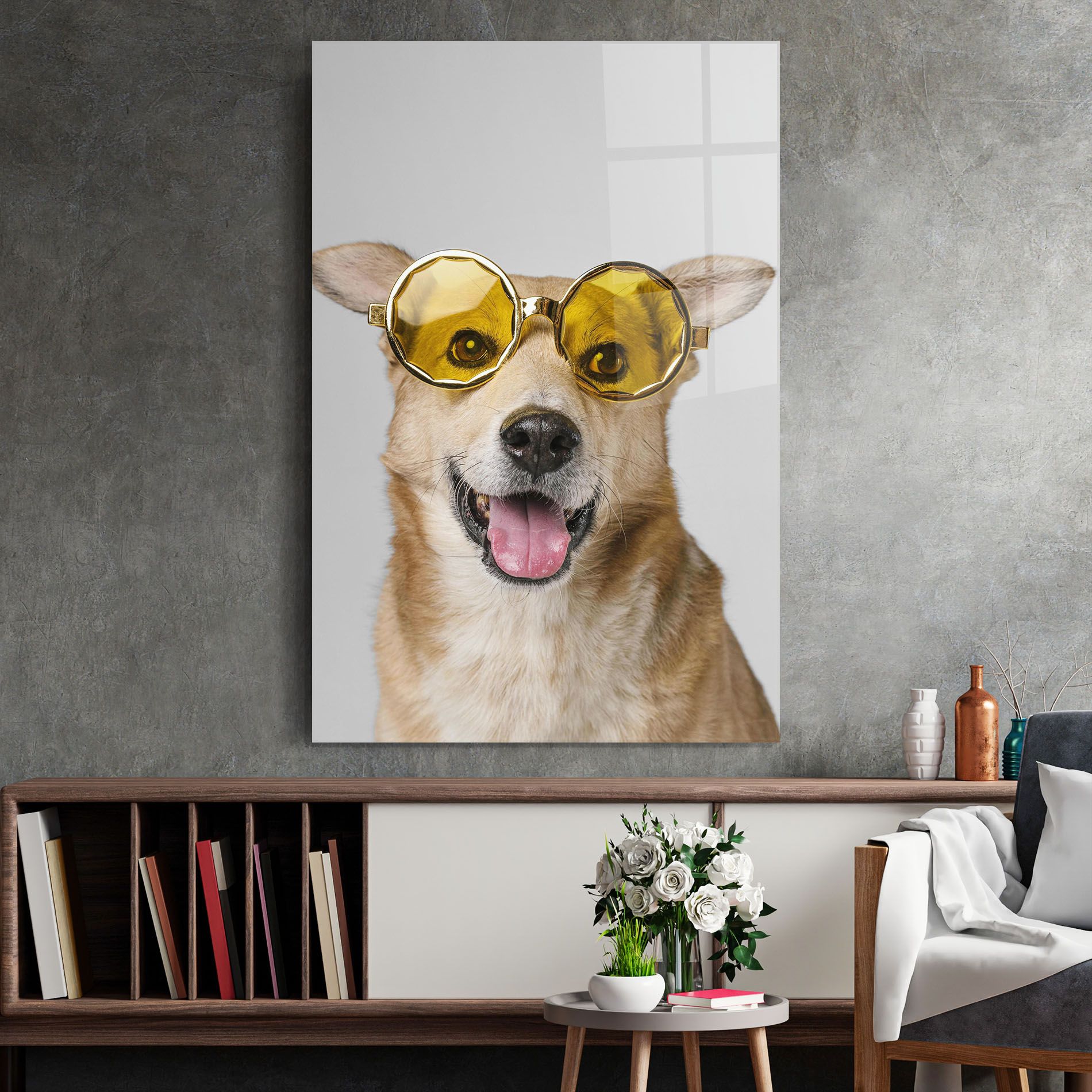 Cute Smiley Dog mockup 2
