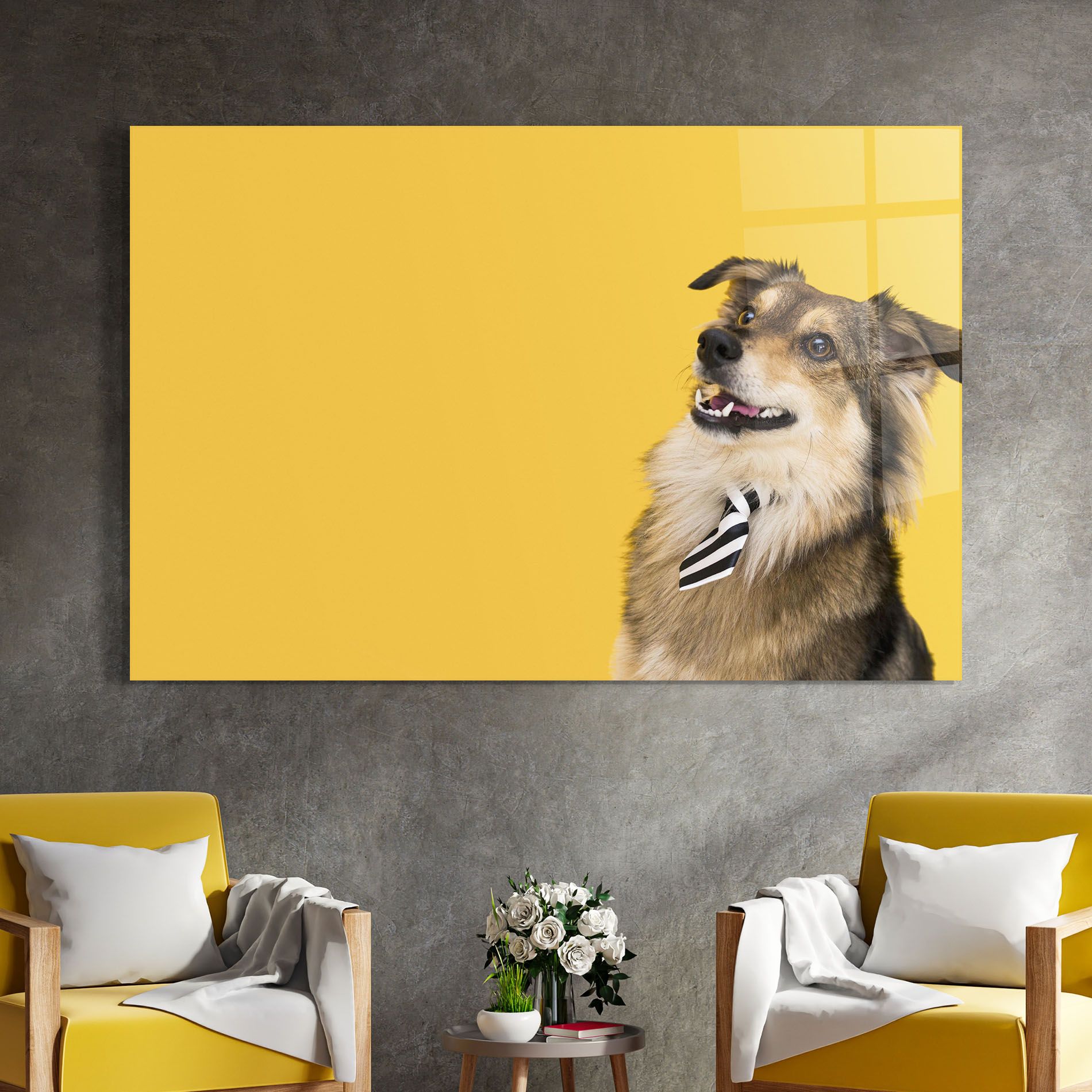 Cute Smiling Dog mockup 4