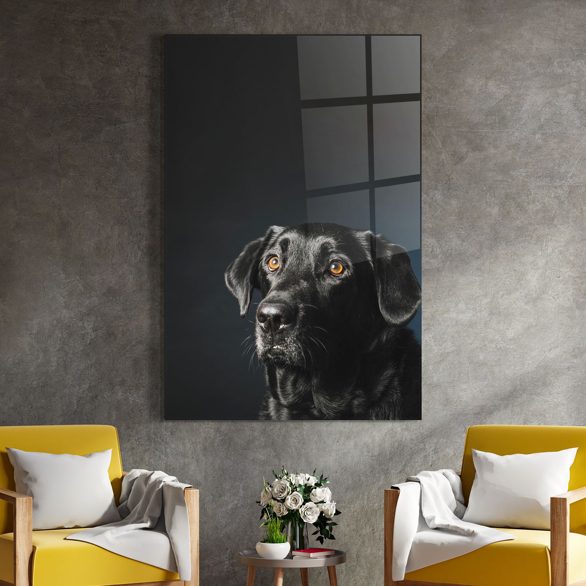 Brown Eyes Dog mockup 4